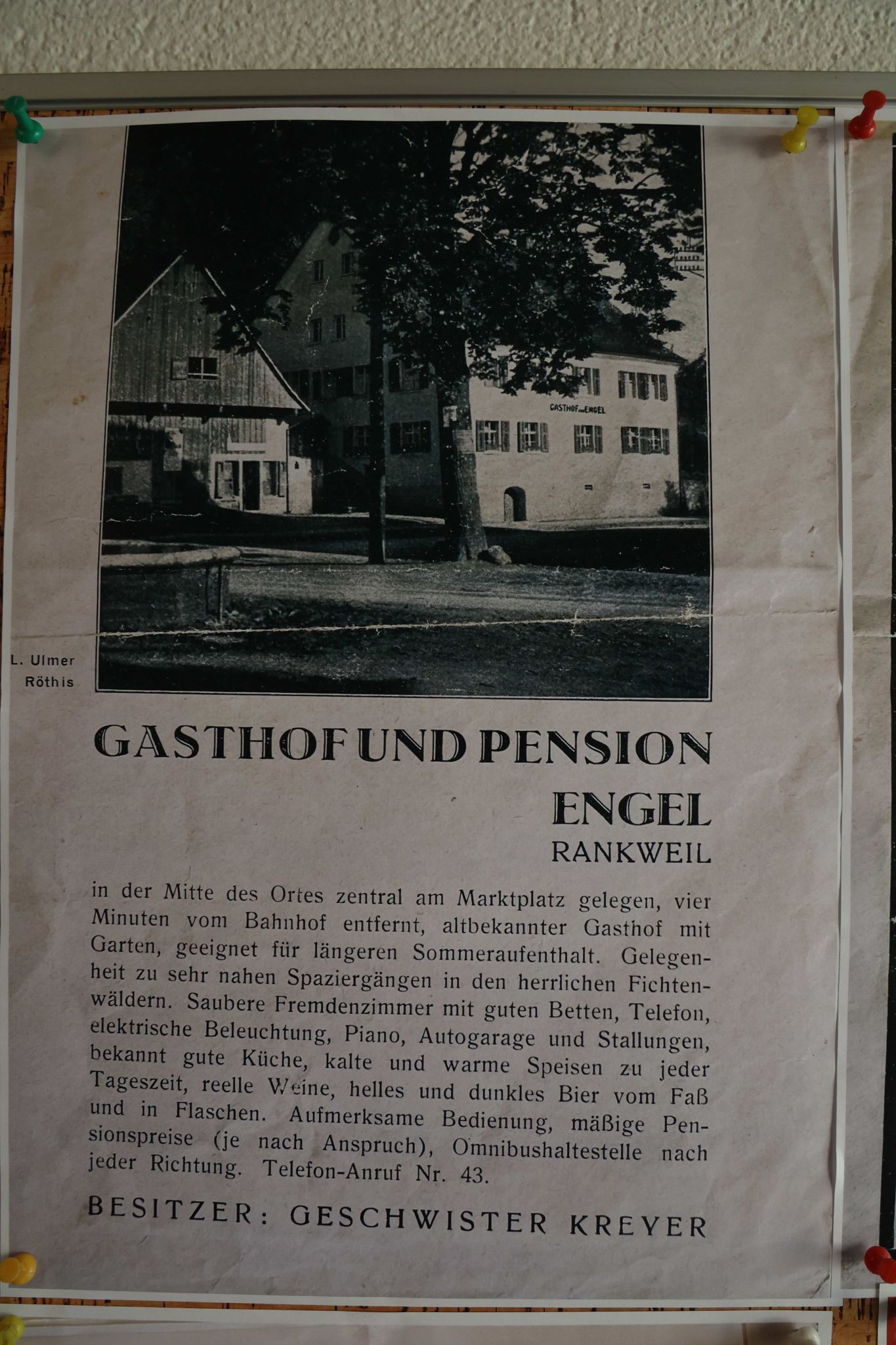 Werbung für den GH 