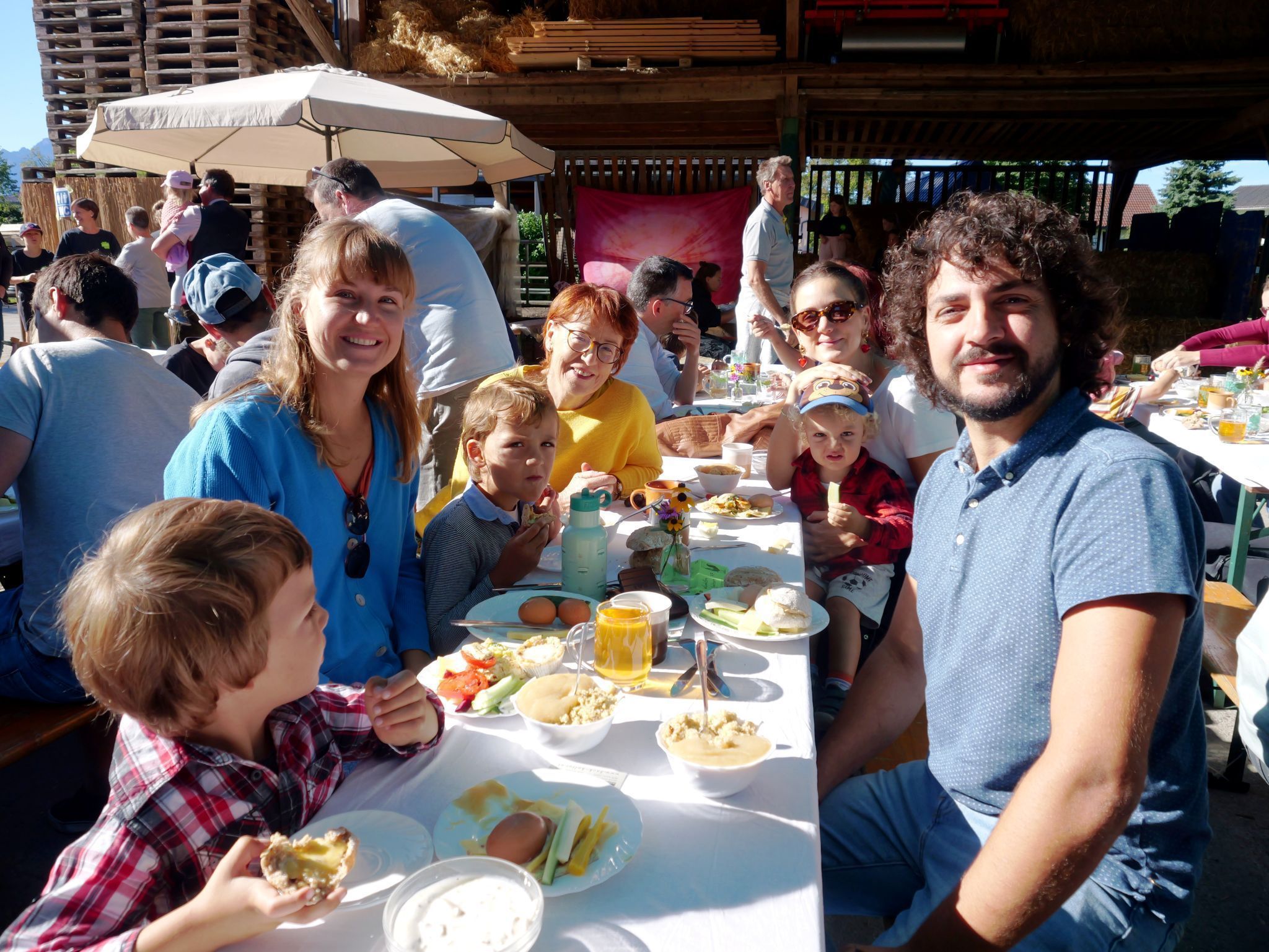 Familie Winkler-Pehlivan feierte auf dem Biohof Geburtstag.