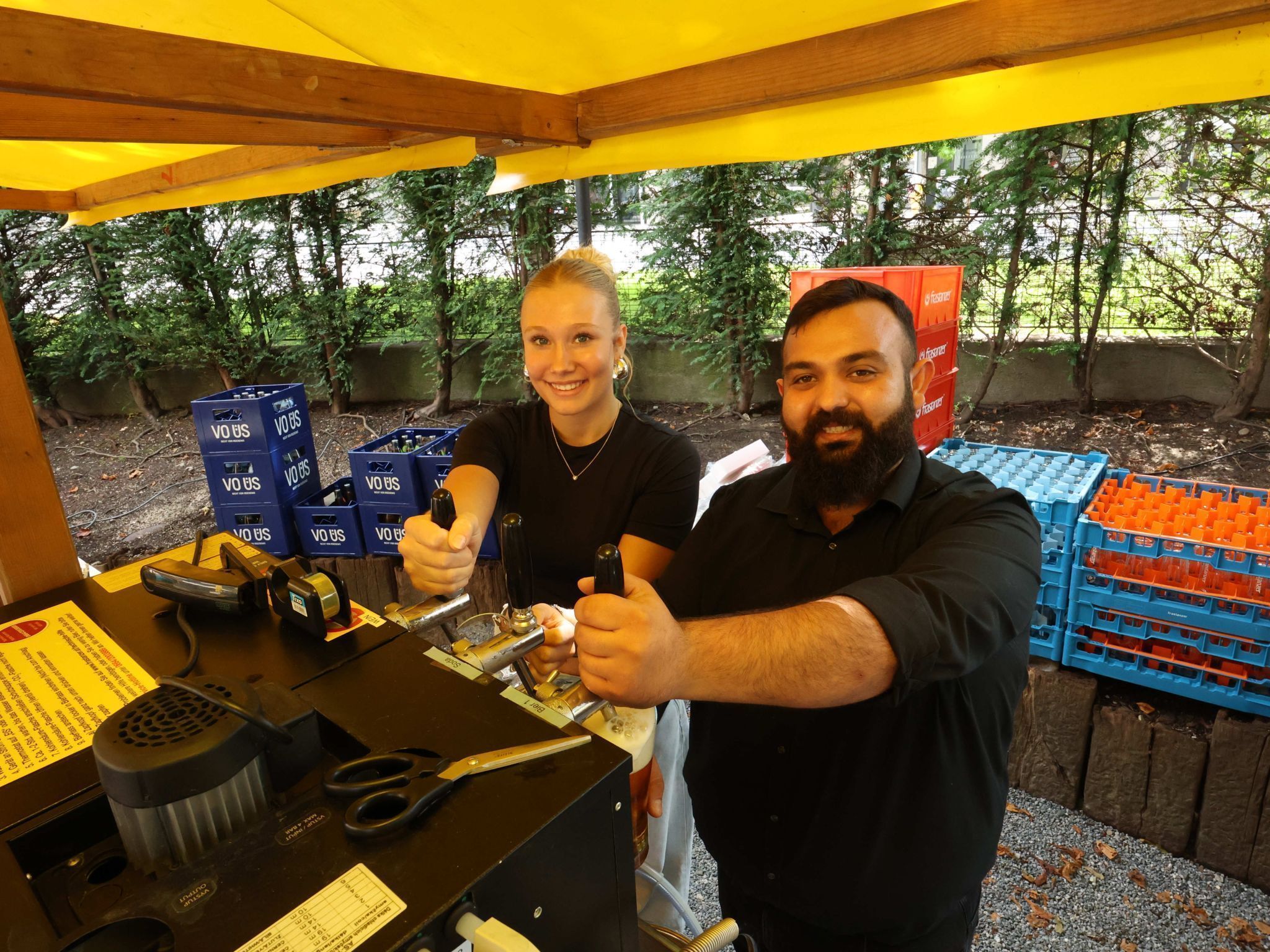 Lisa-Marie Klohs und Harun Caglioglu.