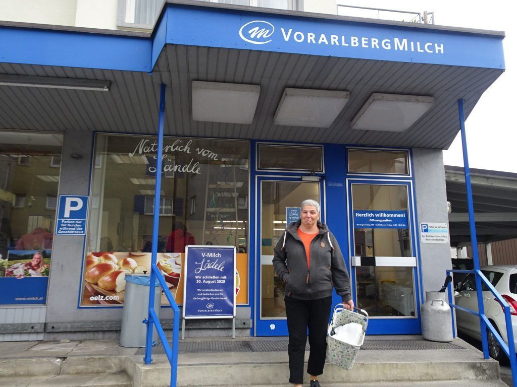 Kunden nahmen Abschied vom Hatler Milchlädele