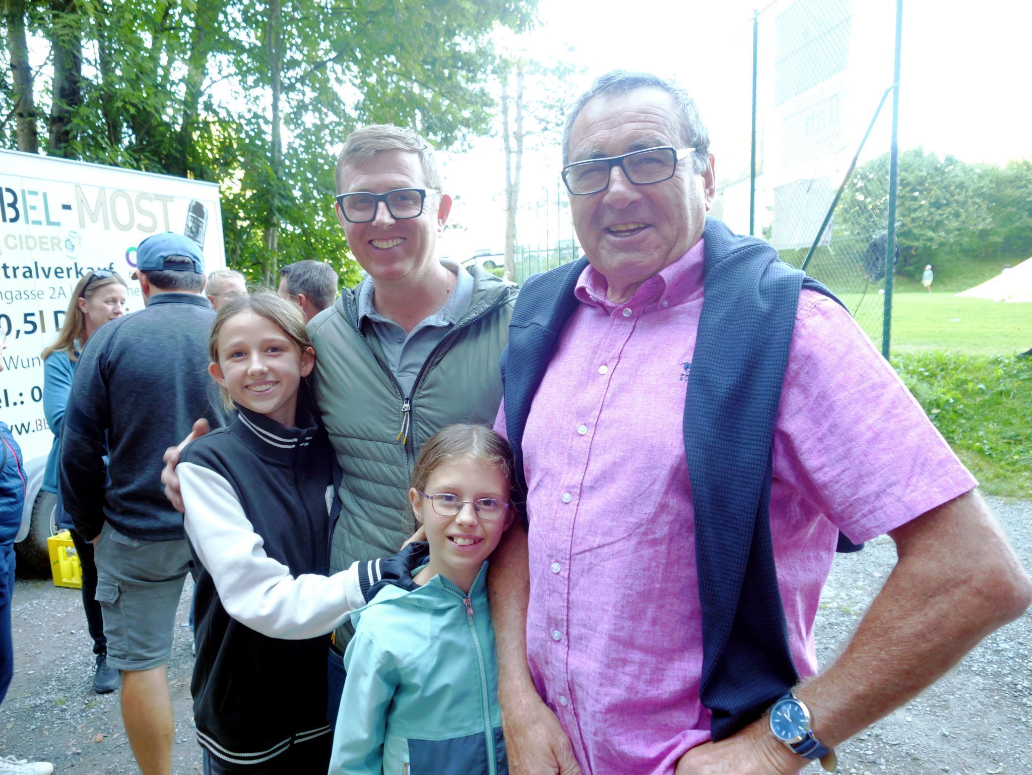 Familie Lins hatte aus dem Kartoffelfest viel zu feiern.