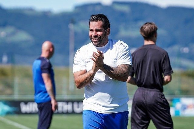 Spielertrainer Ulas Ücüncü hat gut Lachen.LUKA KOLANOVIC