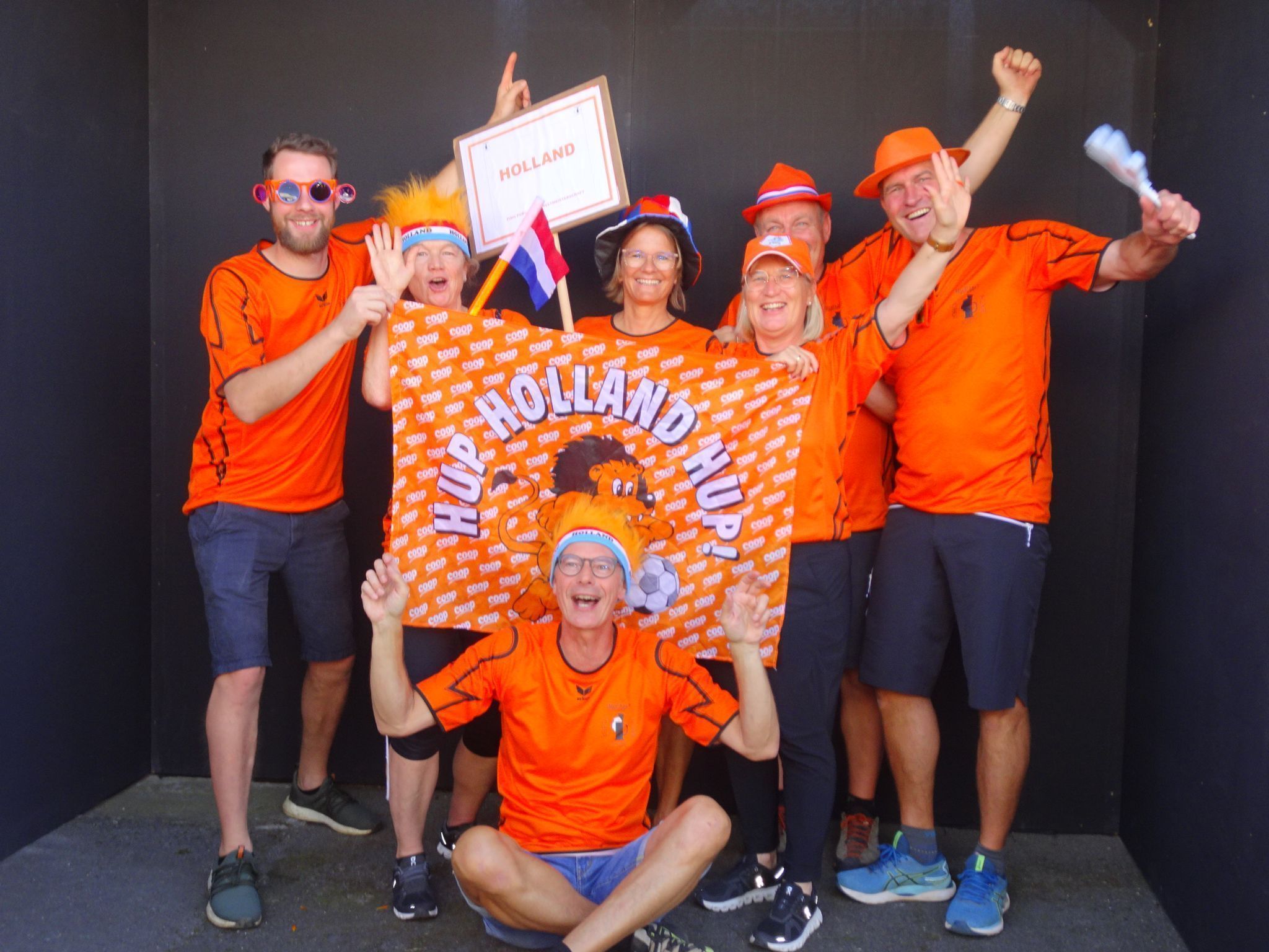 Die Oberschorbächler traten als Team Holland an. 