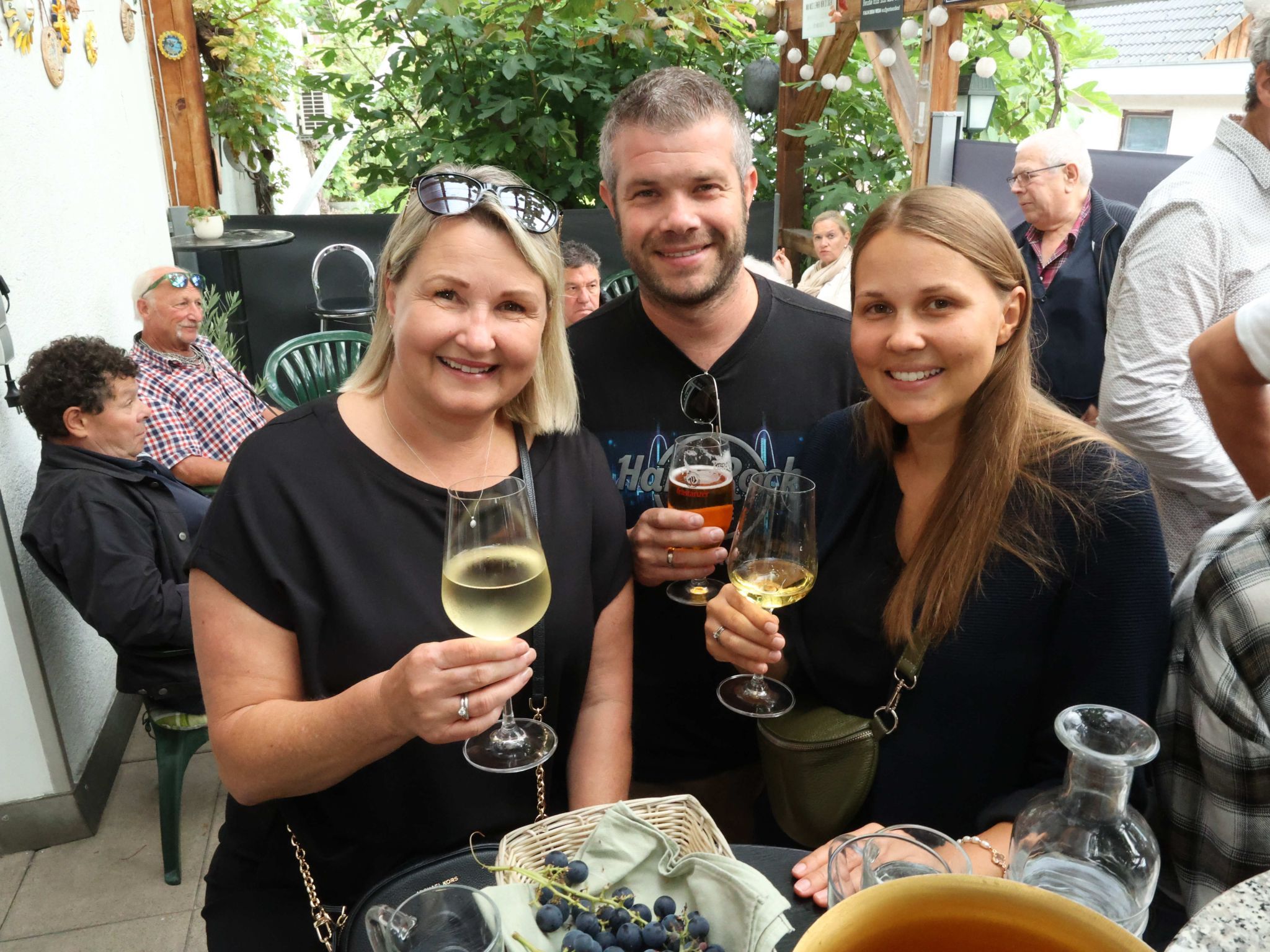 Andrea Hofer, Christian und Julia Spettel.