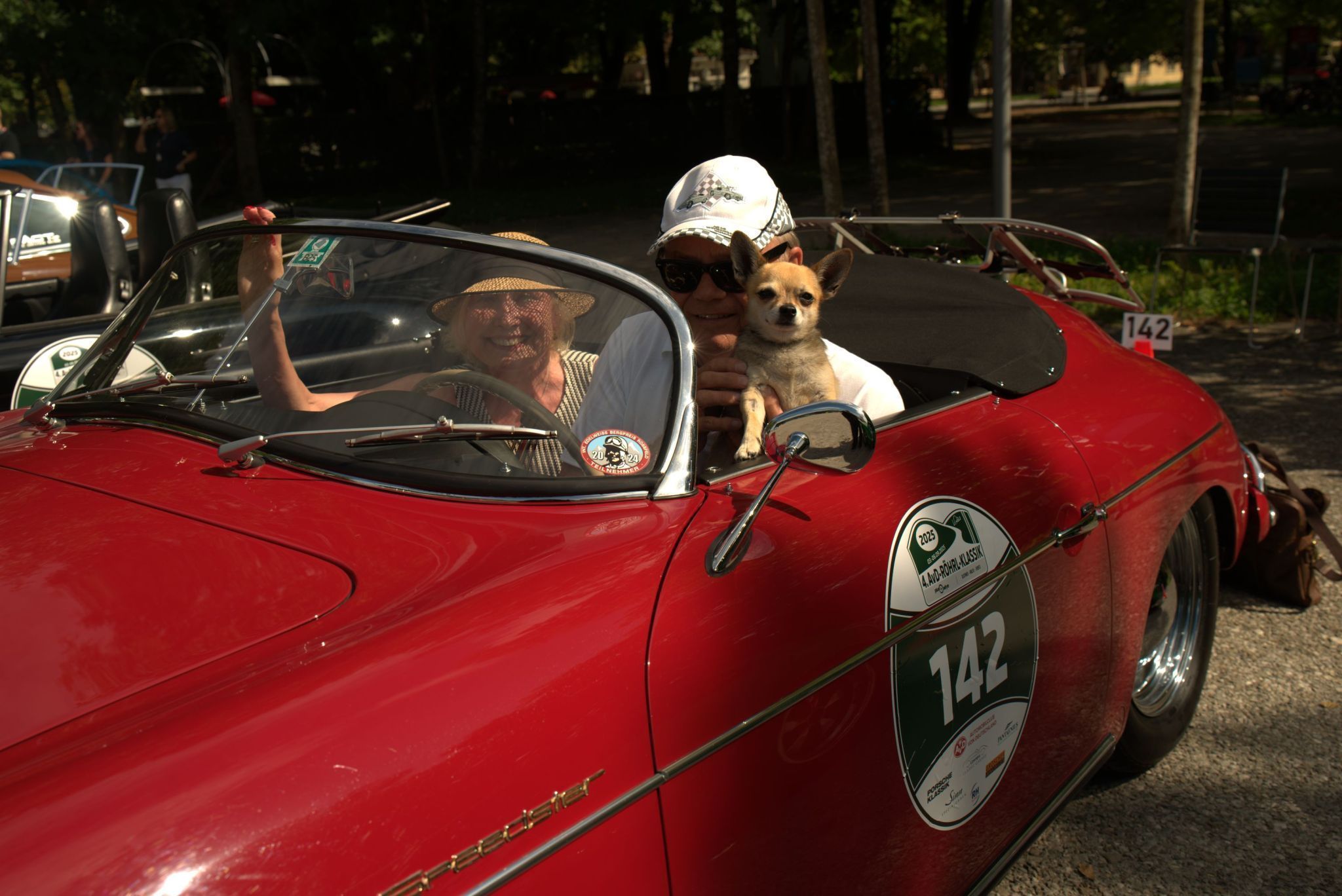 Die AvD-Röhrl-Klassik zu Gast im Ländle, von Donnerstag, den 4. September bis Samstag, 6. September 2025 starte am Festspielhaus in Bregenz die Rallye mit 170 historischen Porsches. (Bildergalerie)