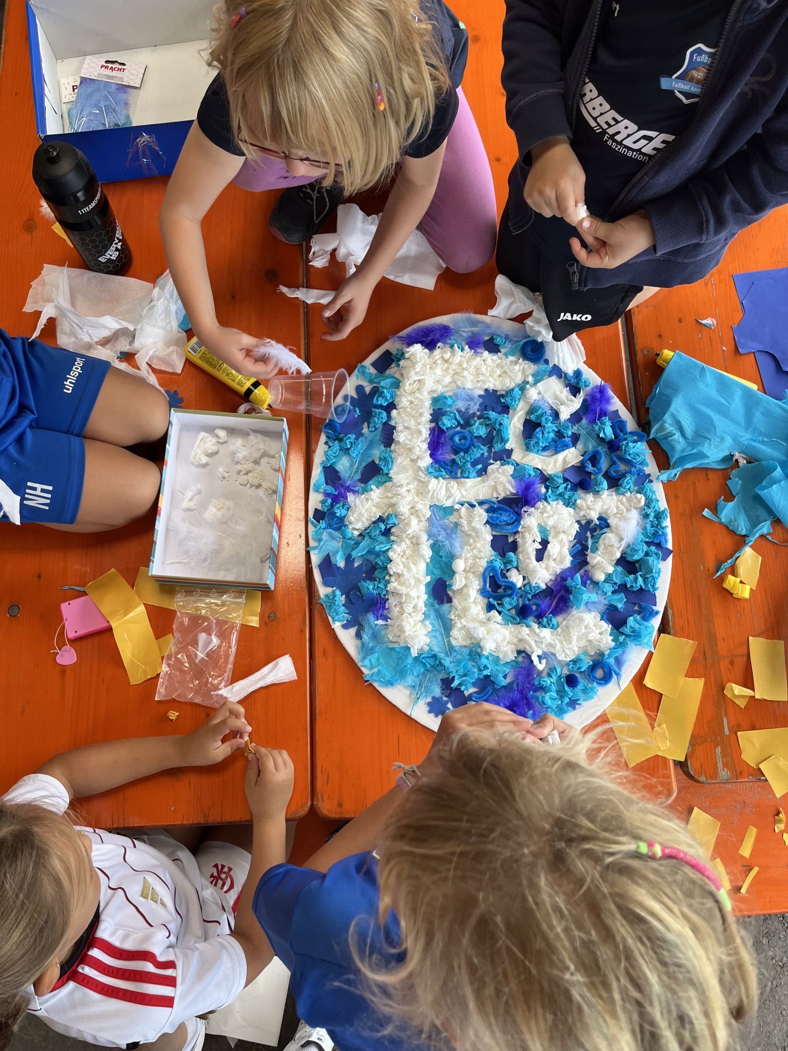 Auch die Kreativität kam beim Camp nicht zu kurz.