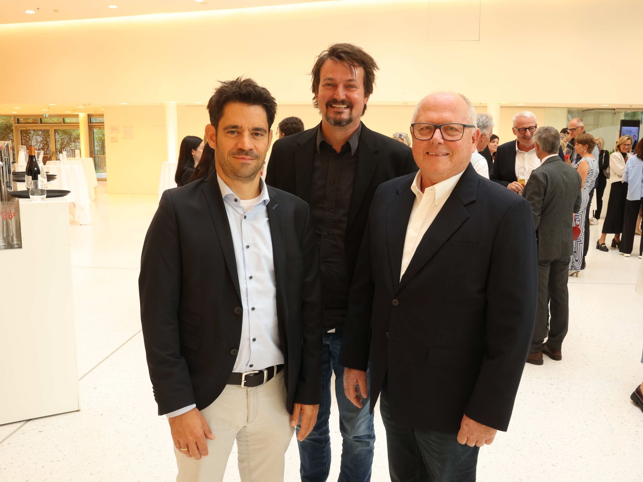 Gerhard Reher und Michael Metzler (beide ZM3) und Dietmar Längle.