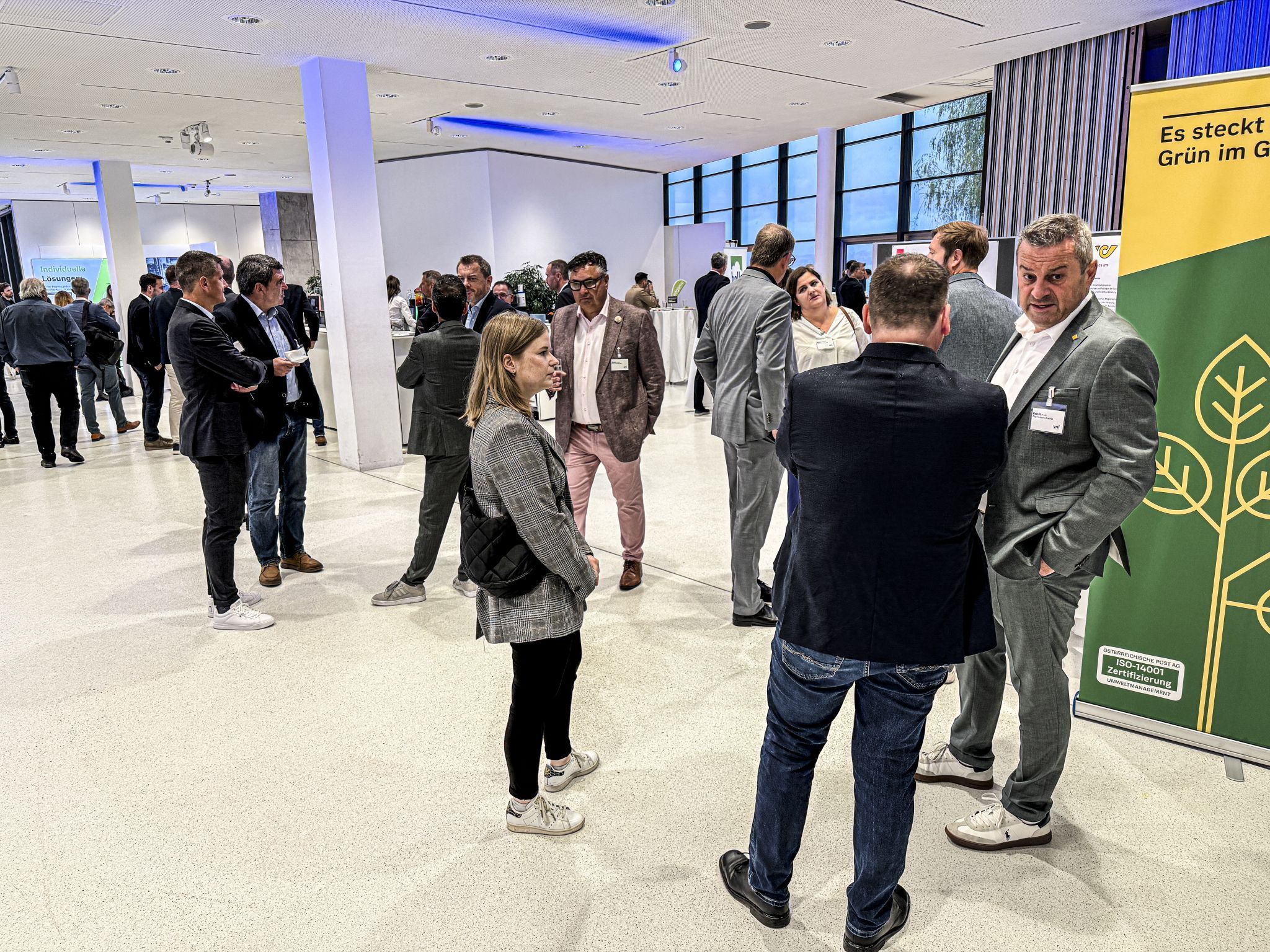 Das Logistikforum eignet sich ideal zum Netzwerken