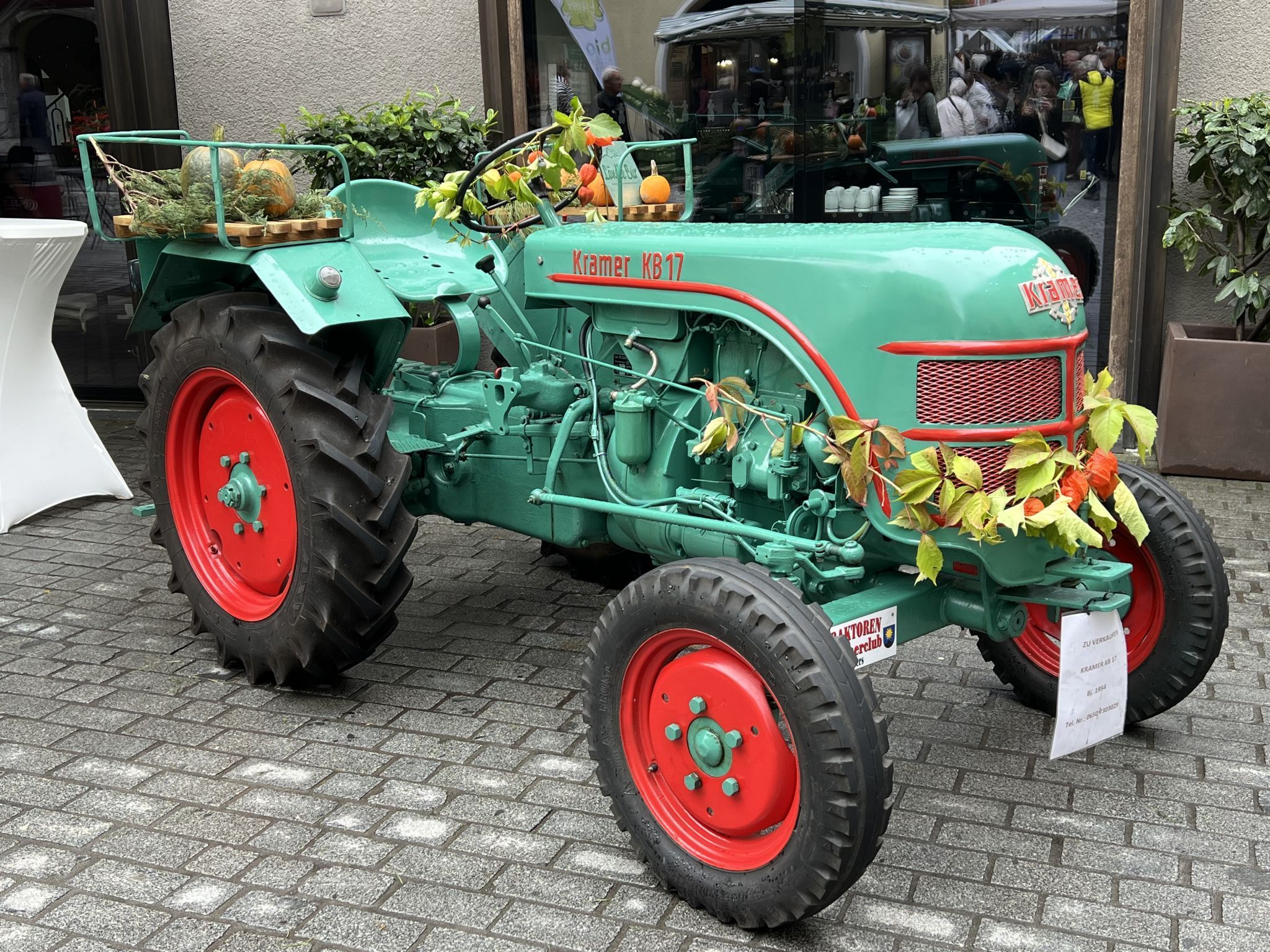 Innenstadt war passend zum Anlass geschmückt.