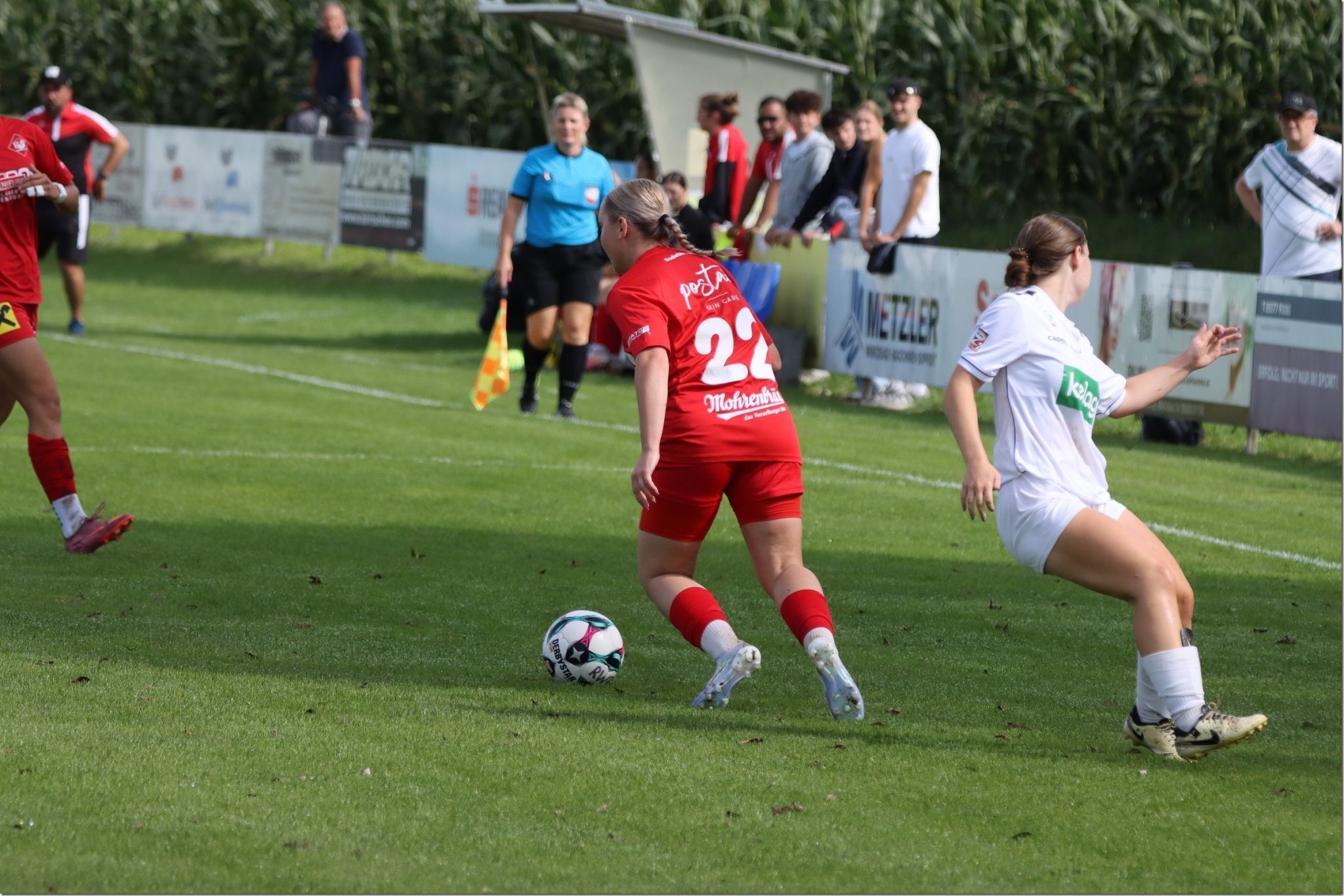 Emily Bischof-Fuchs spielte im zentralen Mittelfeld.