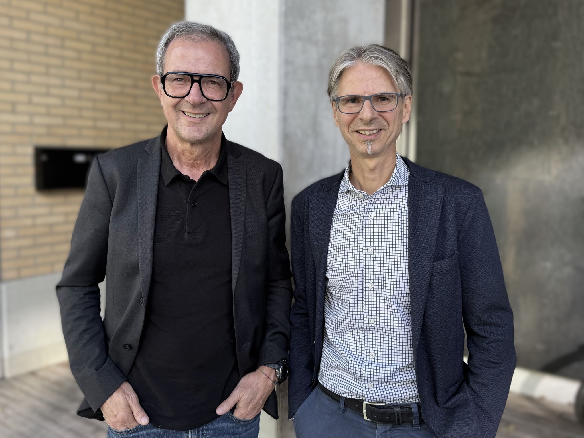 Prisma Vorstand Bernhard Ölz und GF Alexander Kappaurer (Marke Vorarlberg).