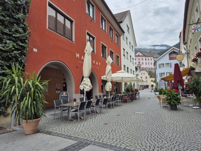 Bludenz Innenstadt, Altstadt, Gastronomie, Rathausgasse