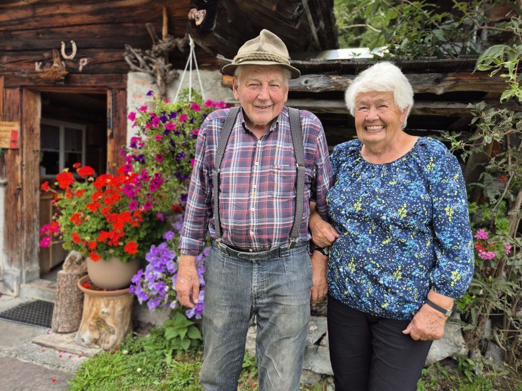 „Ich bin lieber hier oben“: Maria (88) und Christian (92) bewirtschaften seit 28 Jahren die Untere Brüggele Alpe