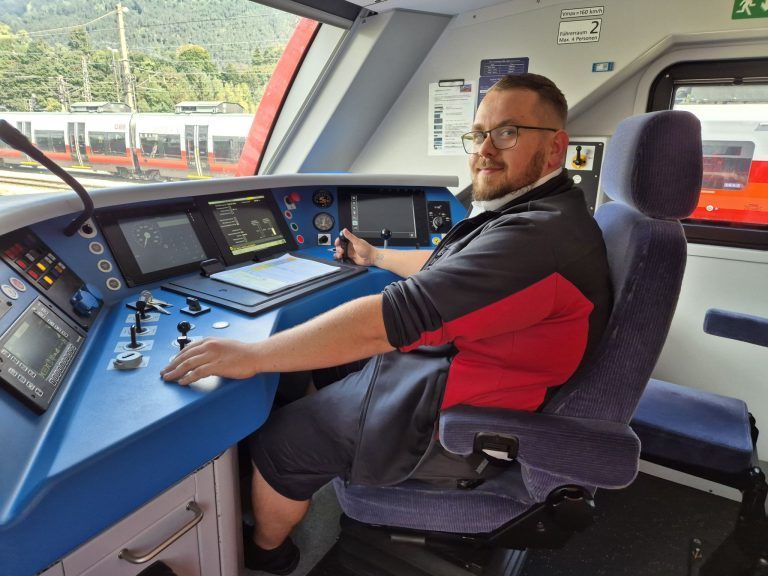 Lokführer Dominik Sturn, ÖBB