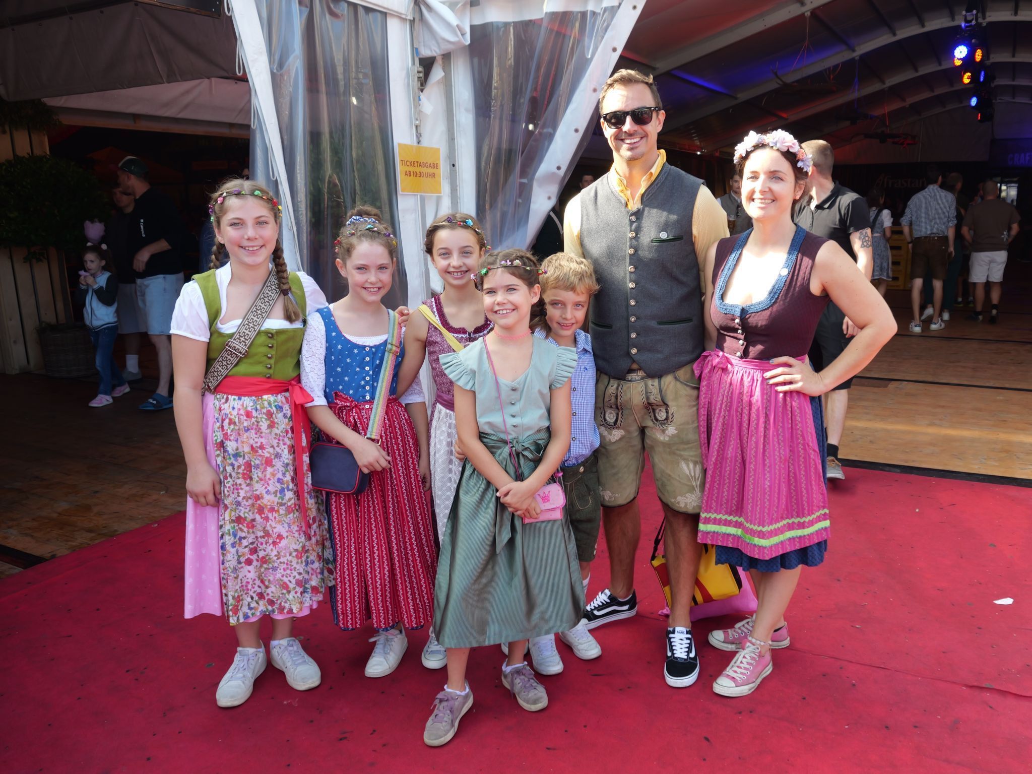 Brauerei Frastanz Marketingleiter Mario Rothmund und Familie.