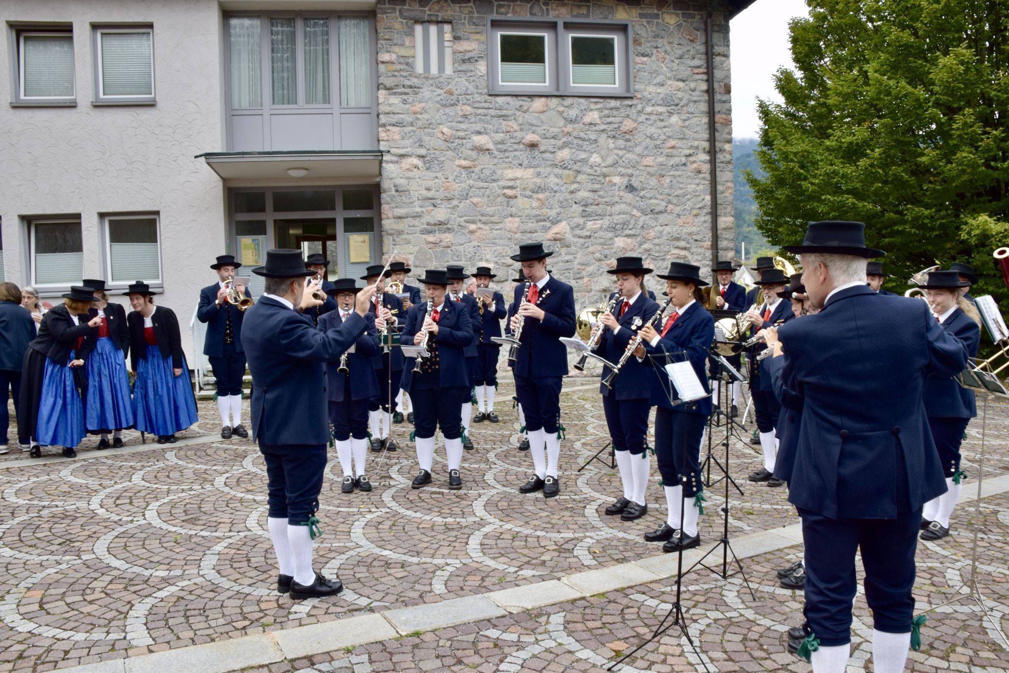Kapellmeister Klaus Melmer dirigierte die Stadtmusik Bludenz.