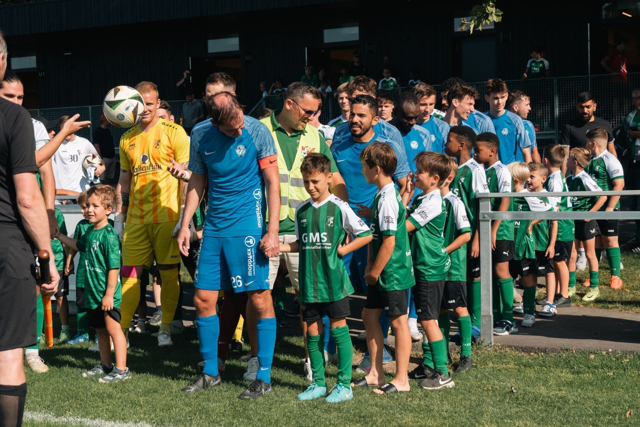 Großer Auftritt der DSV-Kids mit ihren großen Vorbildern.