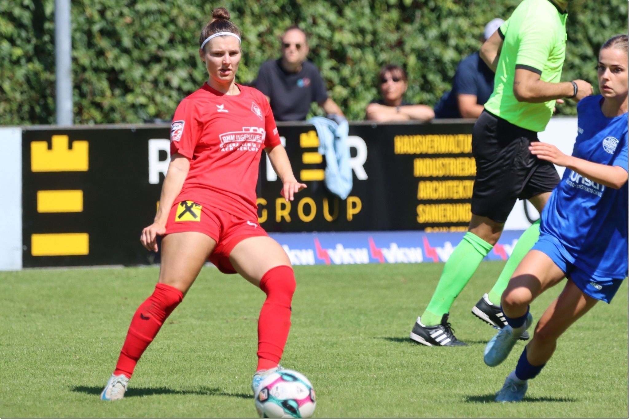 Kapitänin Laura Wagner musste viel Arbeit verrichten. 