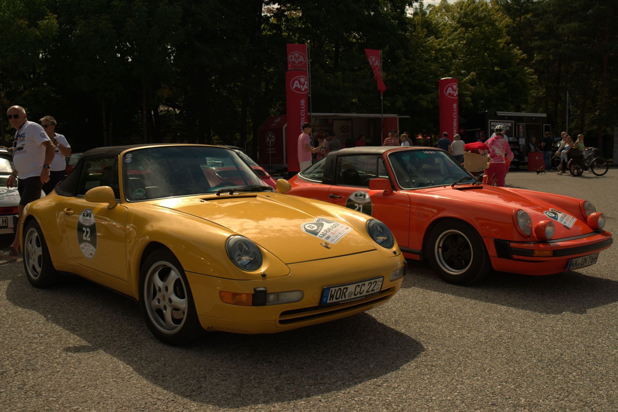 Die AvD-Röhrl-Klassik zu Gast im Ländle, von Donnerstag, den 4. September bis Samstag, 6. September 2025 starte am Festspielhaus in Bregenz die Rallye mit 170 historischen Porsches. (Bildergalerie)