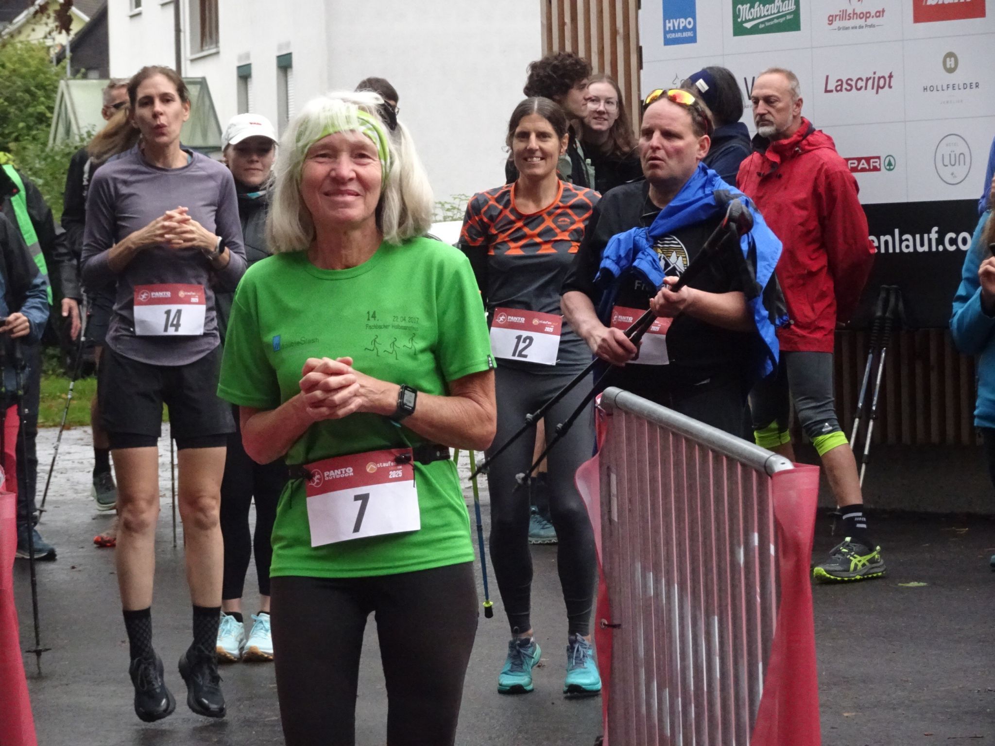 Volle Konzentration am Start. 
