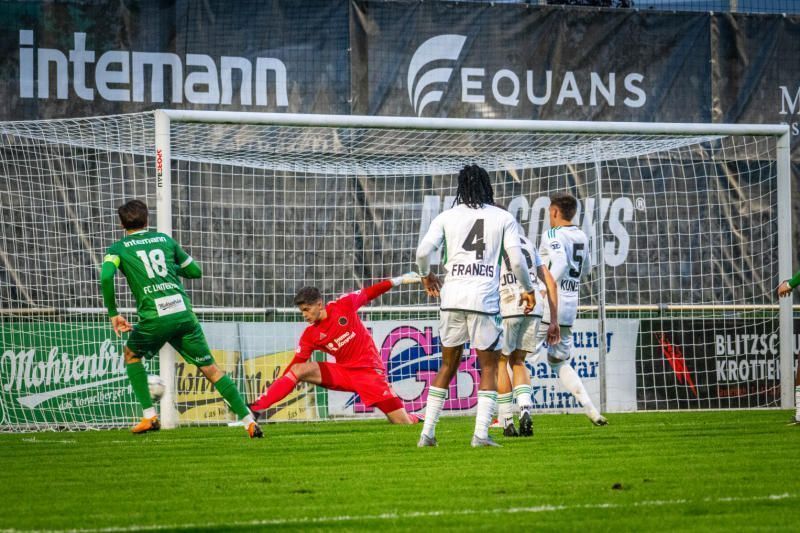 Danijel Gasovic vergab eine Topchance. RHOMBERG