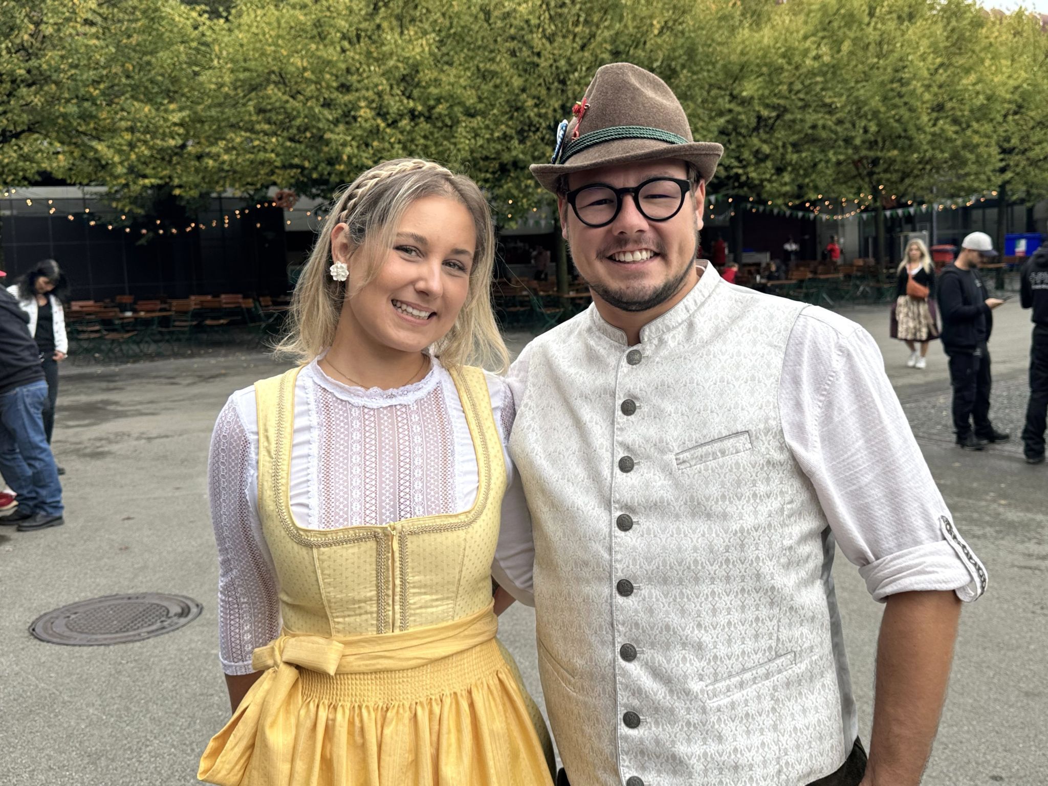 Unter den Besuchern: Chiara und Simon Stark (Antenne Vorarlberg).