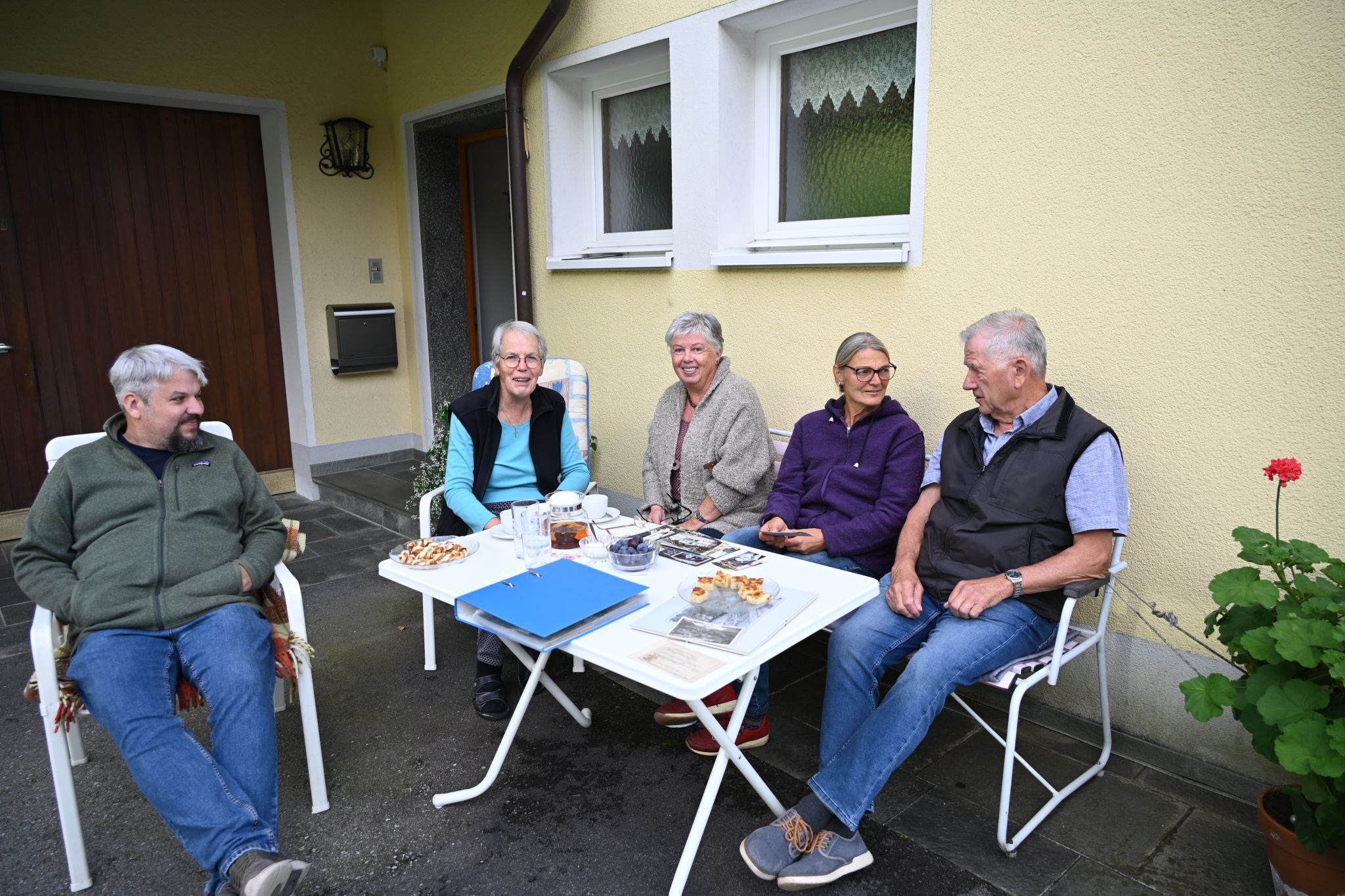 Geschichten von früher wurden ausgetauscht.