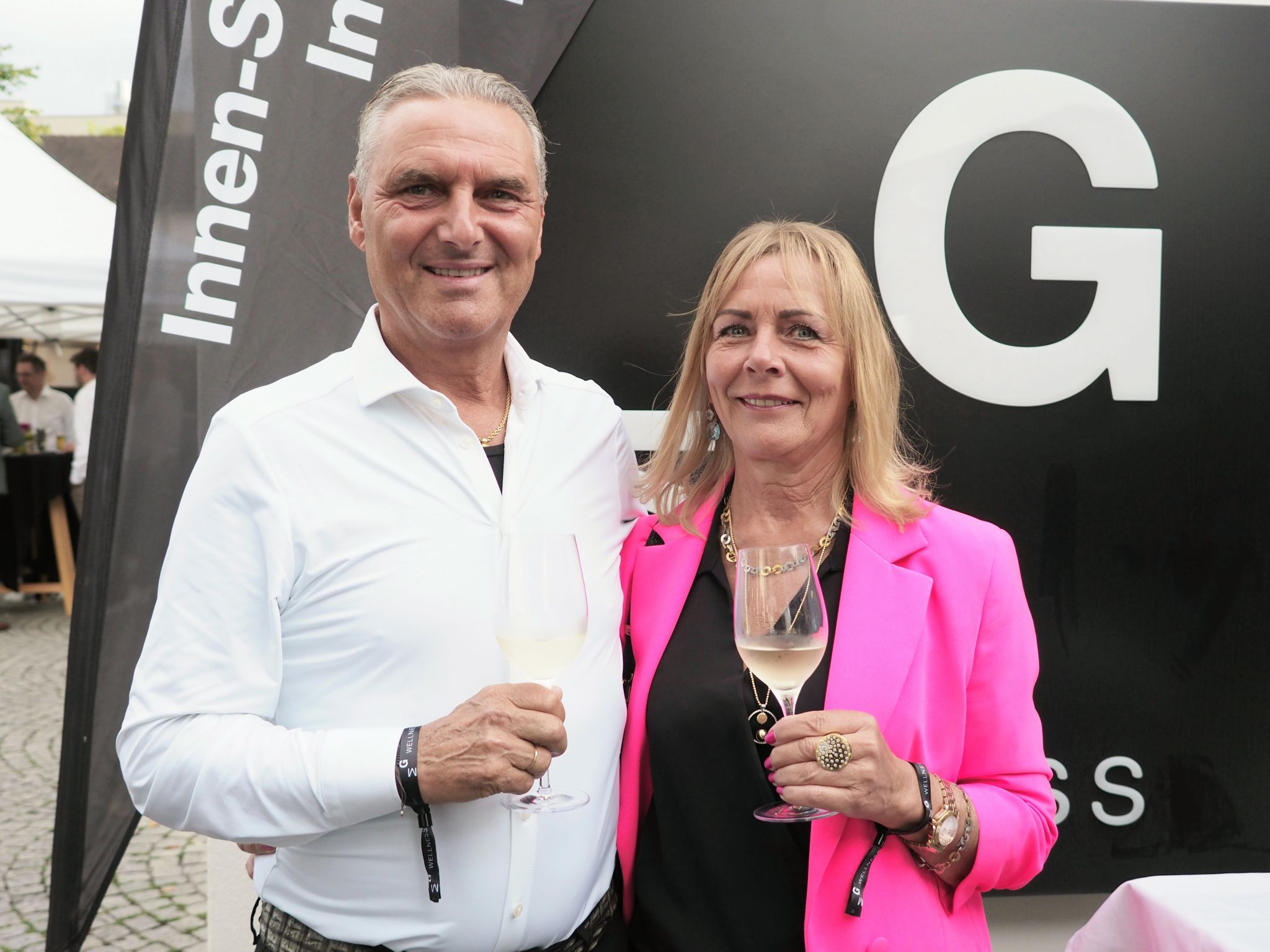 Tone und Diana Rüscher kamen nach Dornbirn.
