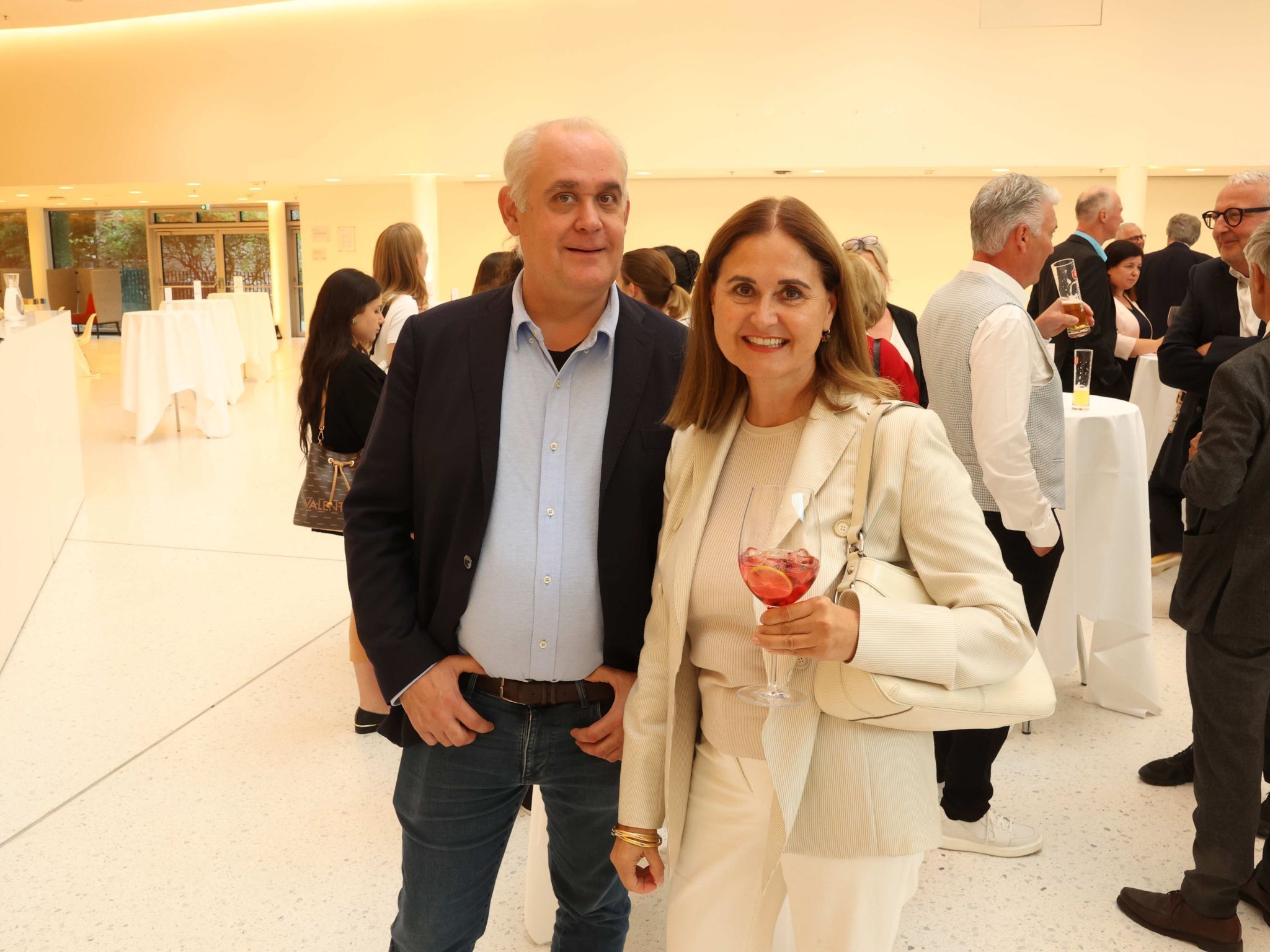 Geschwister Bernd Grabher und Alexandra Meusburger (beide