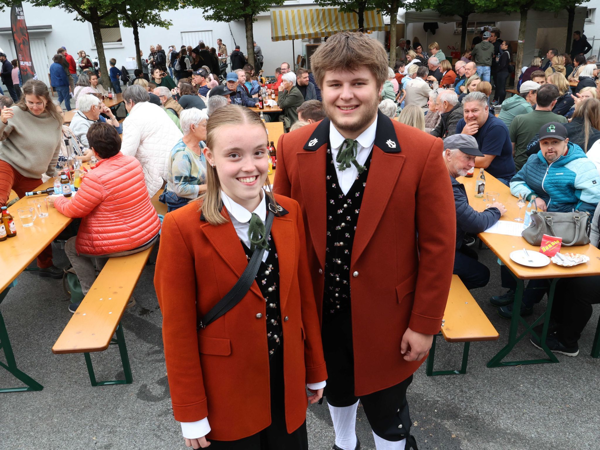 Anna Mätzler und Felix Stickler waren im Dauereinsatz.