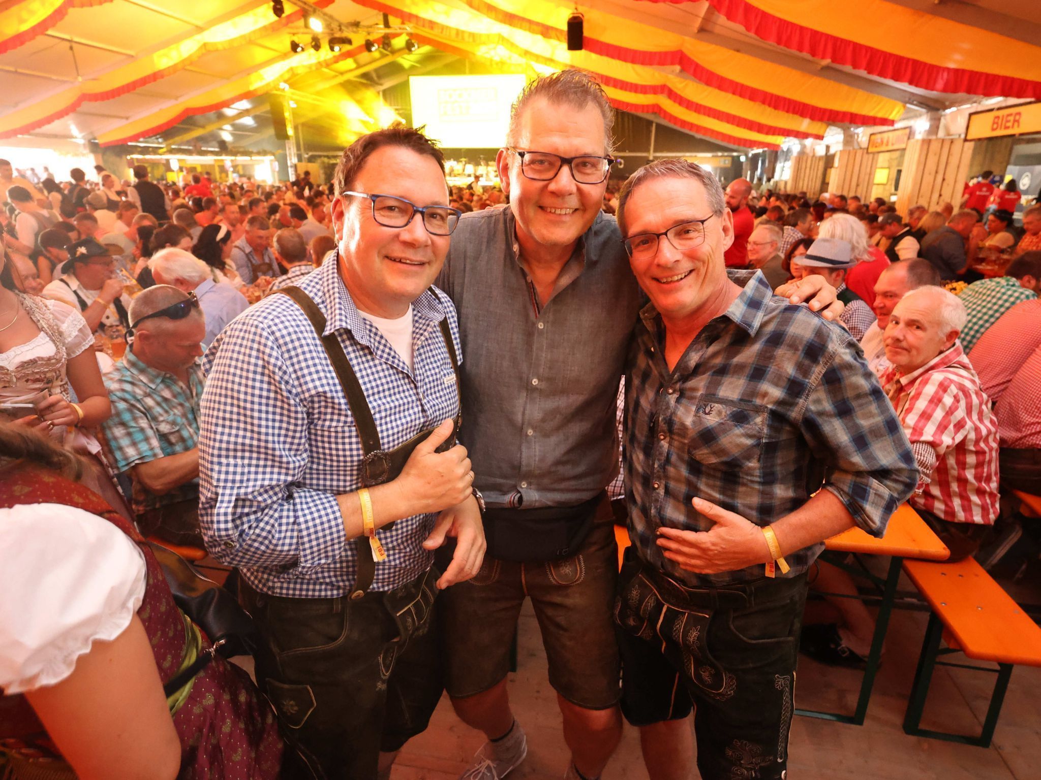 Stefan Fischnaller, Thomas Kornexl und KR Arno Kalkhofer.