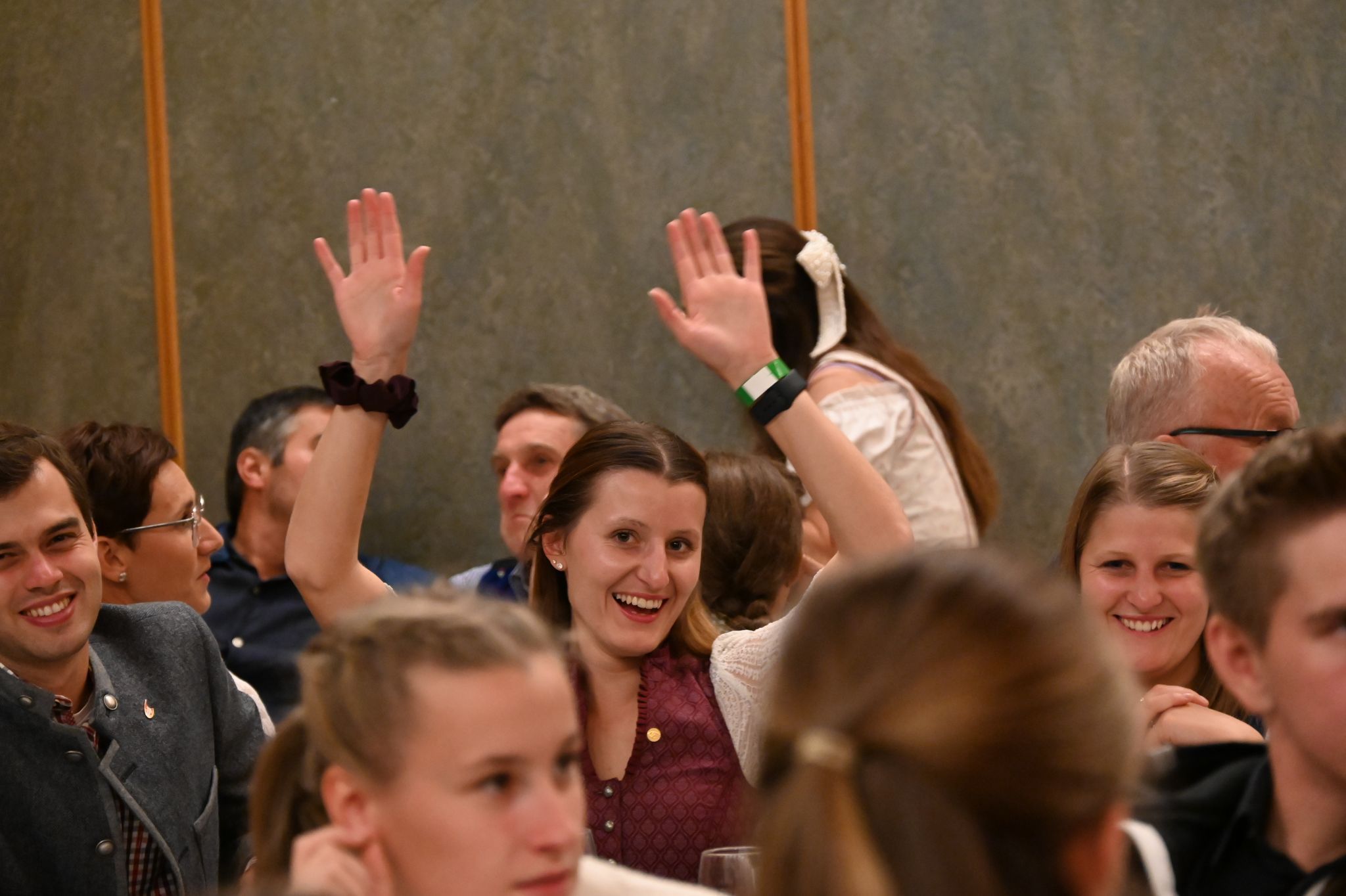 Tolle Stimmung bei der Älplergaudi im Kristbergsaal.