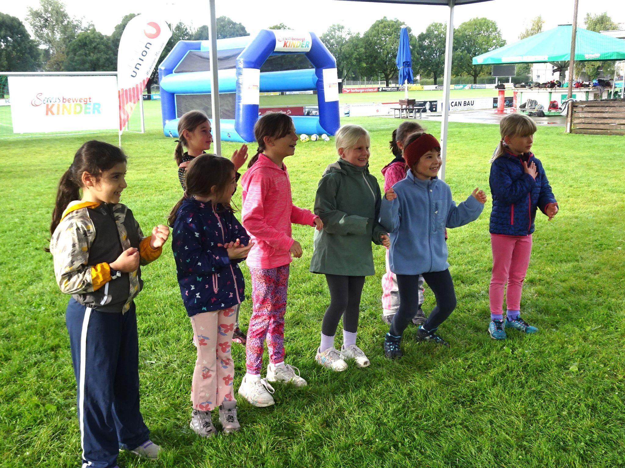 Bewegung macht Spaß, das demonstrierten die vielen Kinder, die am Freitag beim Aktionstag mitmachten. 