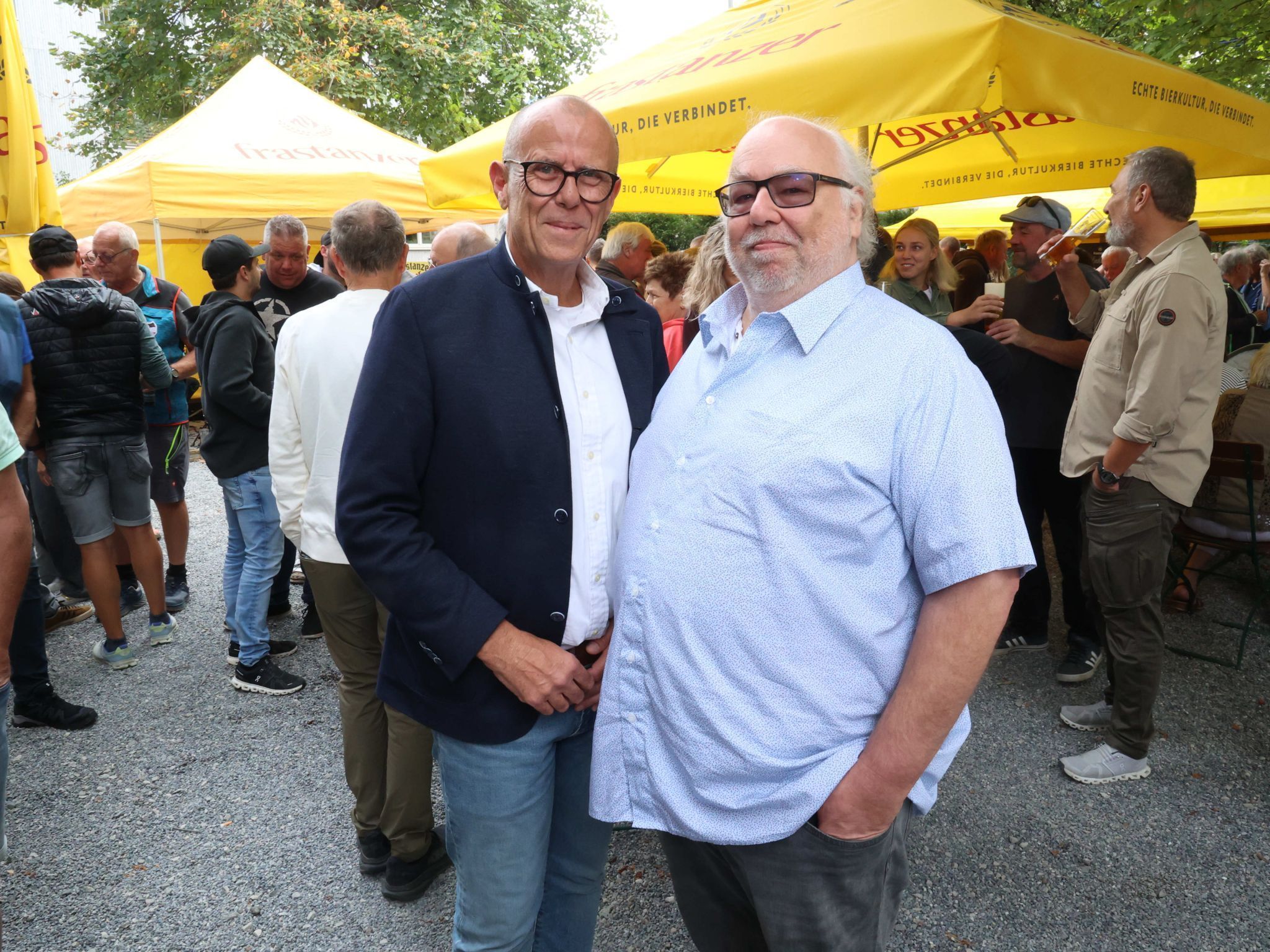 Bgm. Walter Gohm und Wirte-Legende Didi Dorn.