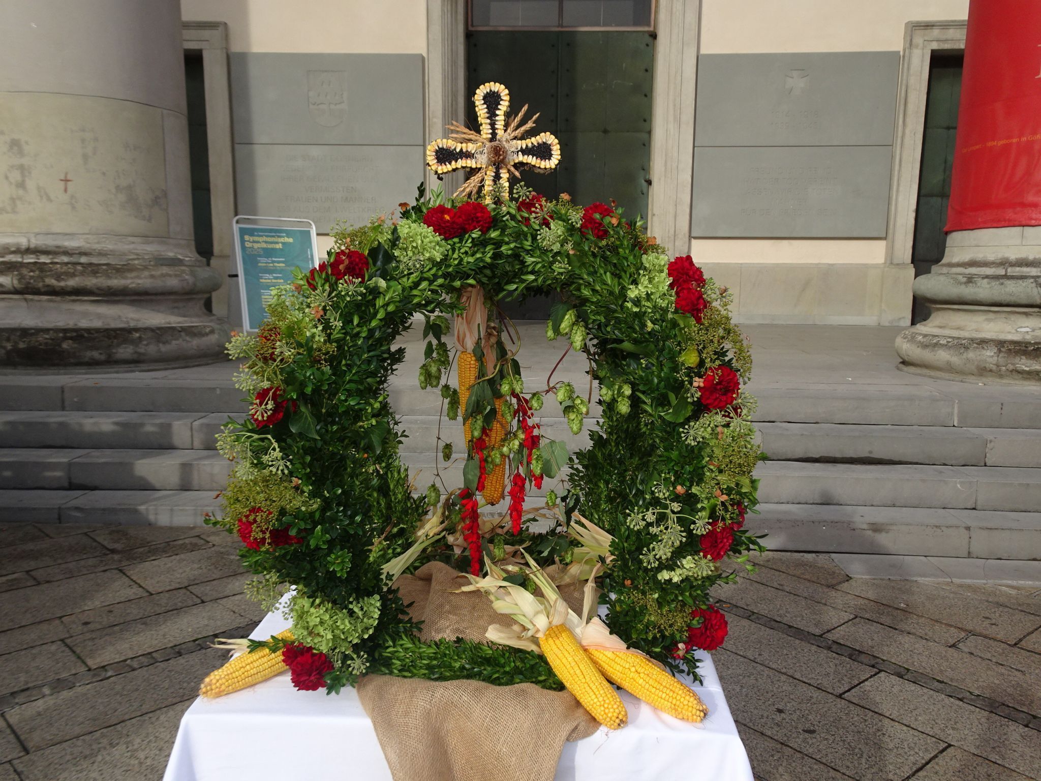 Auch heuer zeigte sich Rita Wohlgenannt für die Erntedankkrone verantwortlich. 