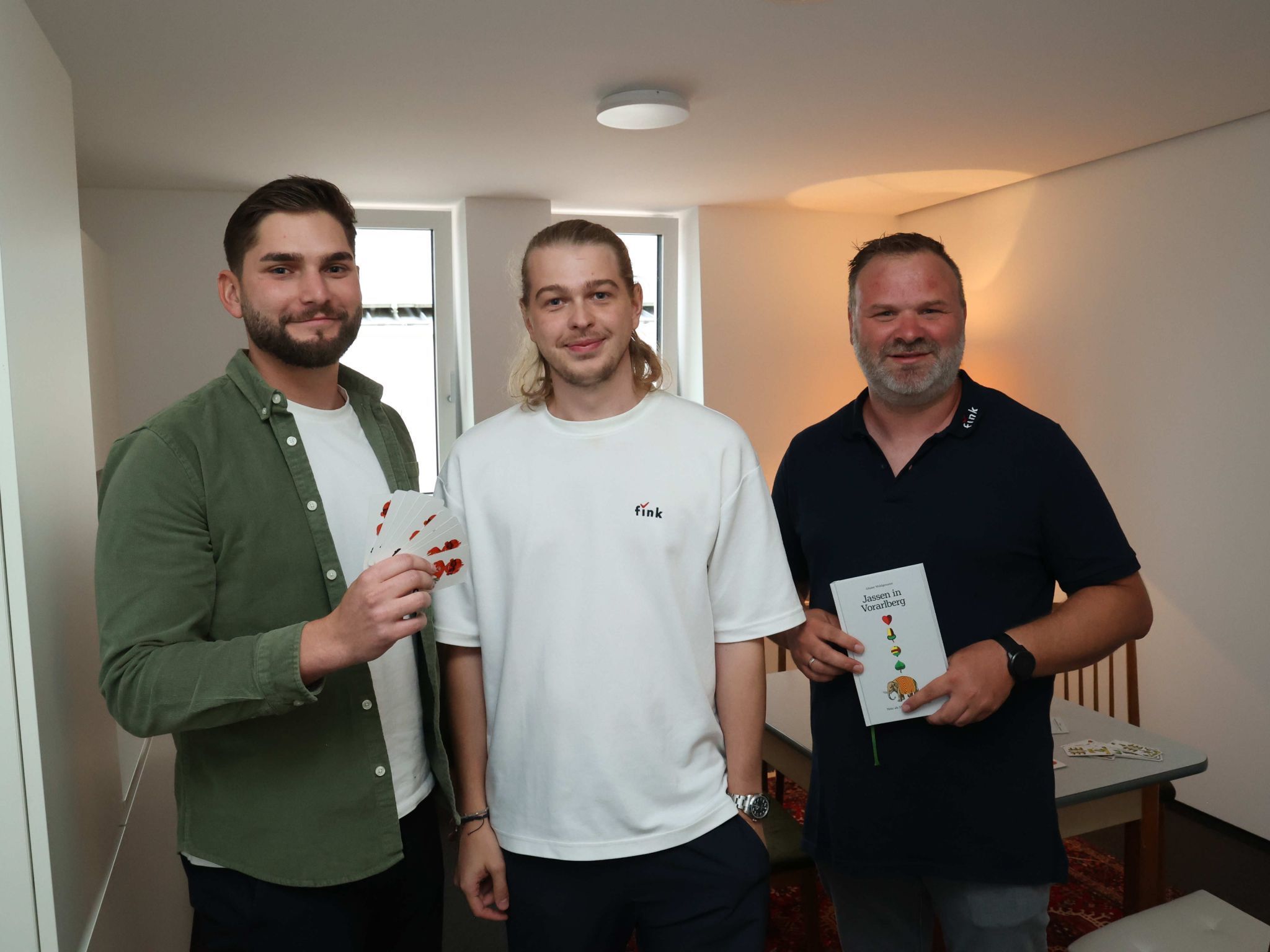Matthias Feurstein, Marco Untereiner und Matthias Nicolussi.