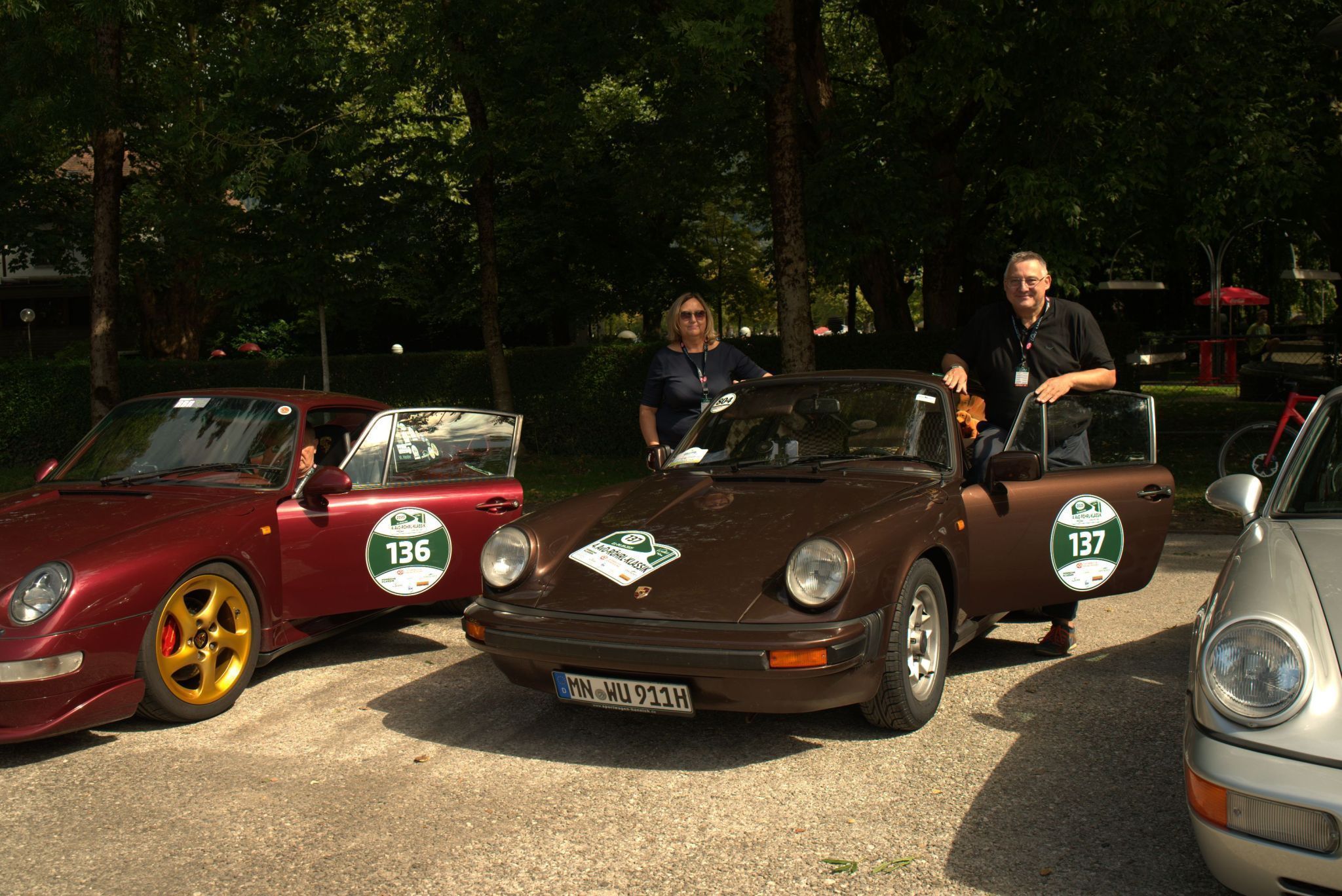 Die AvD-Röhrl-Klassik zu Gast im Ländle, von Donnerstag, den 4. September bis Samstag, 6. September 2025 starte am Festspielhaus in Bregenz die Rallye mit 170 historischen Porsches. (Bildergalerie)