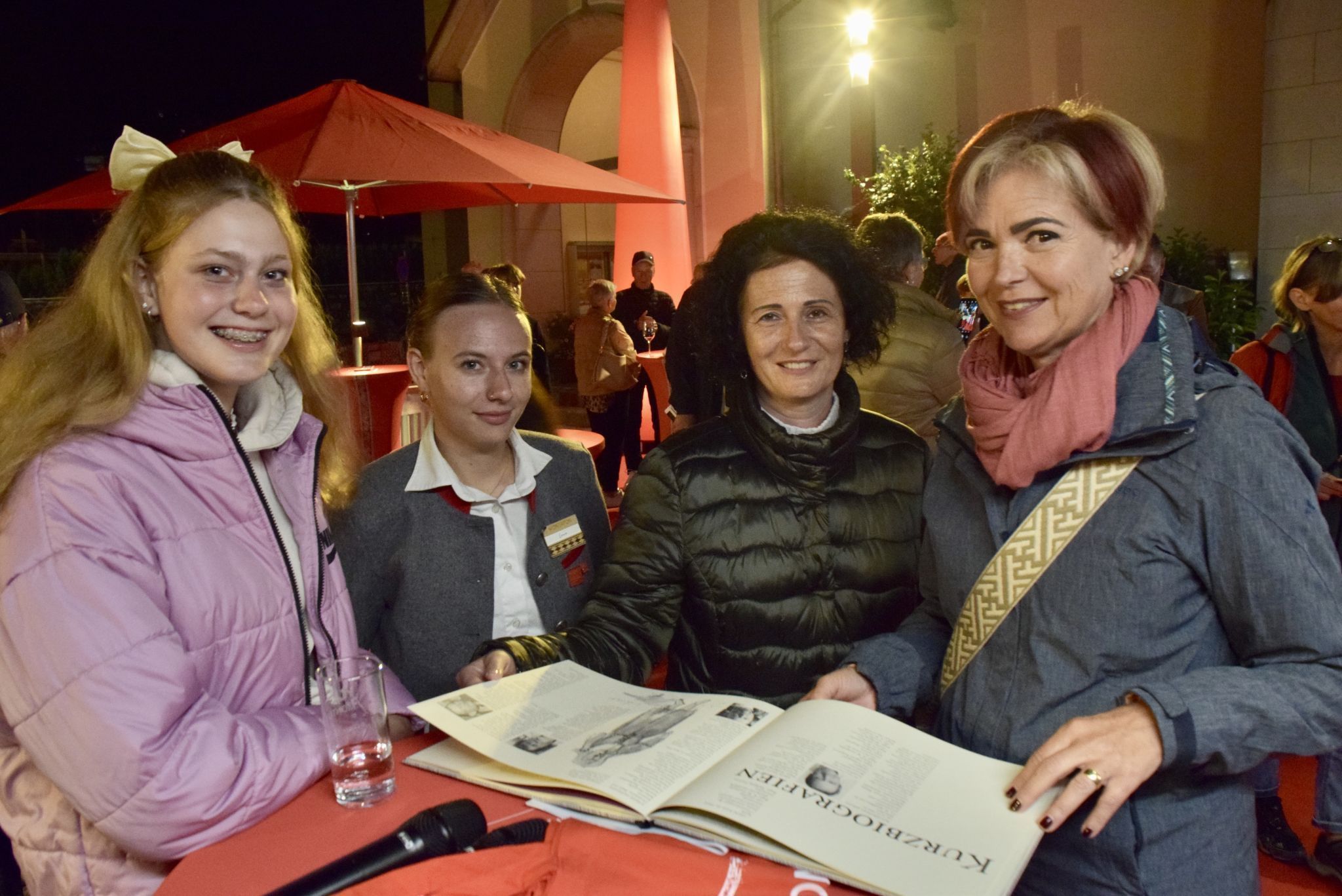 Alicia Rudigier, Leonie Tschofen, Tamara Rudigier und Sandra Fritz, v. l.