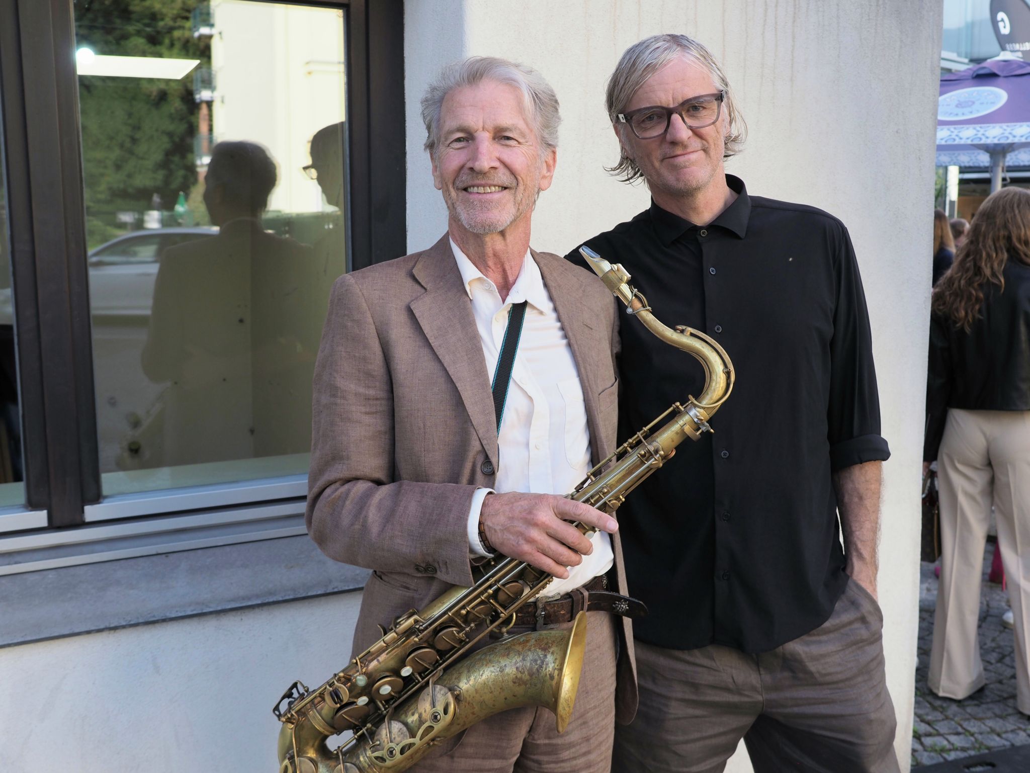Musiker Tony Heidegger und Wolfi Breuß.
