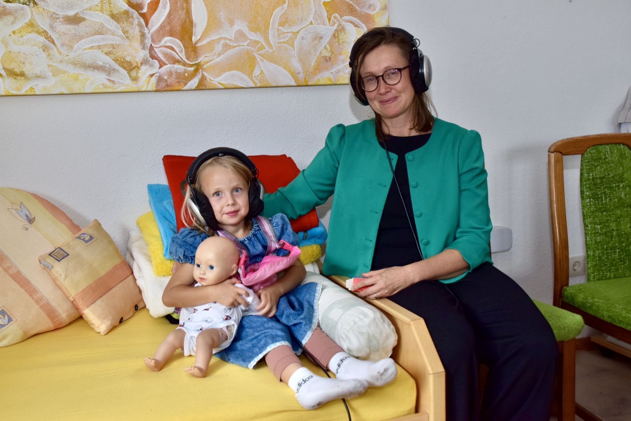 Christina Innerhofer mit Louisa.