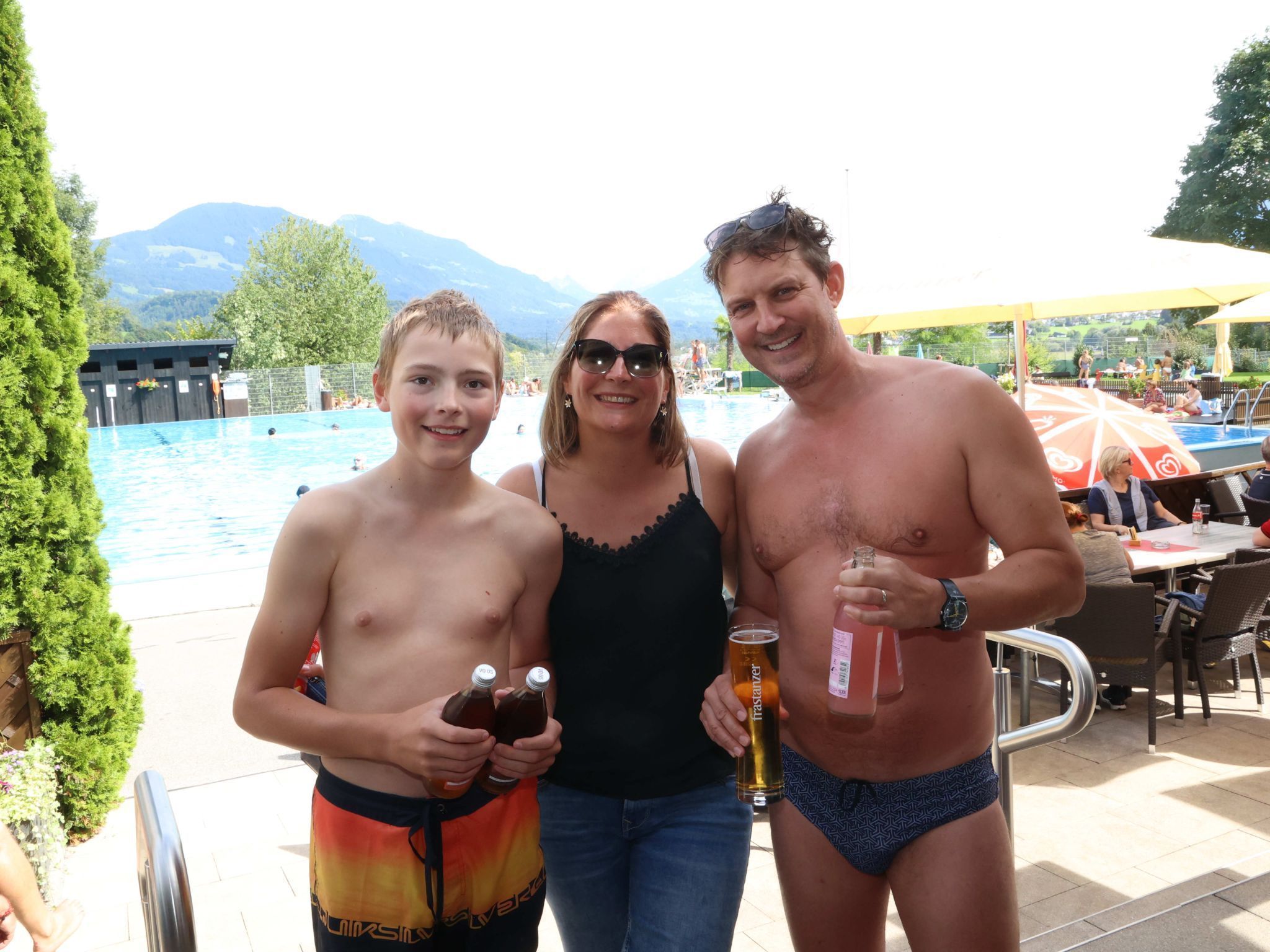 Cedric, Sandra und Daniel.