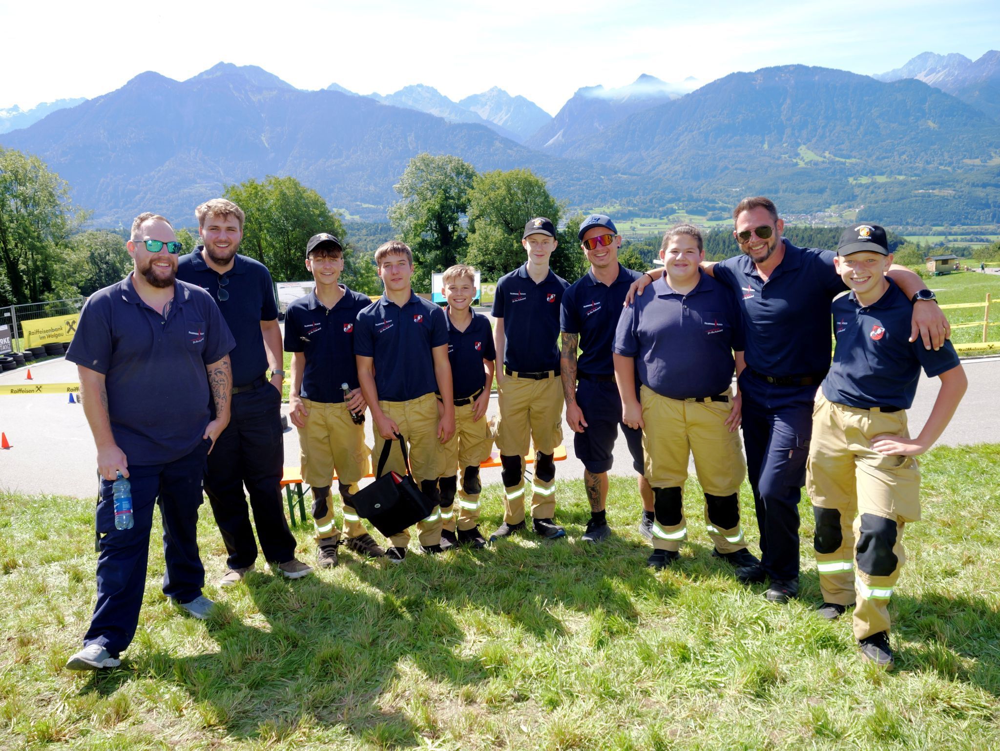 Die Altacher Teams hatten heuer die Nase vorn und strahlten wie die Sonne vom Himmel.