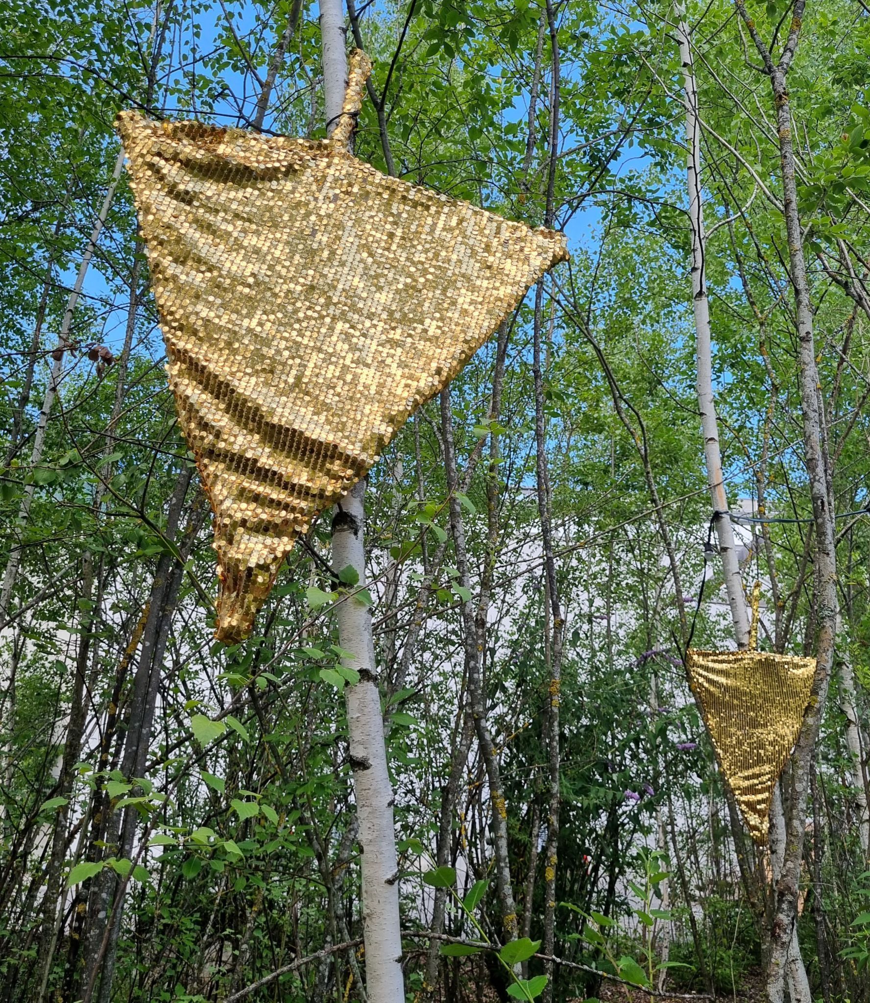 Glitzerblätter