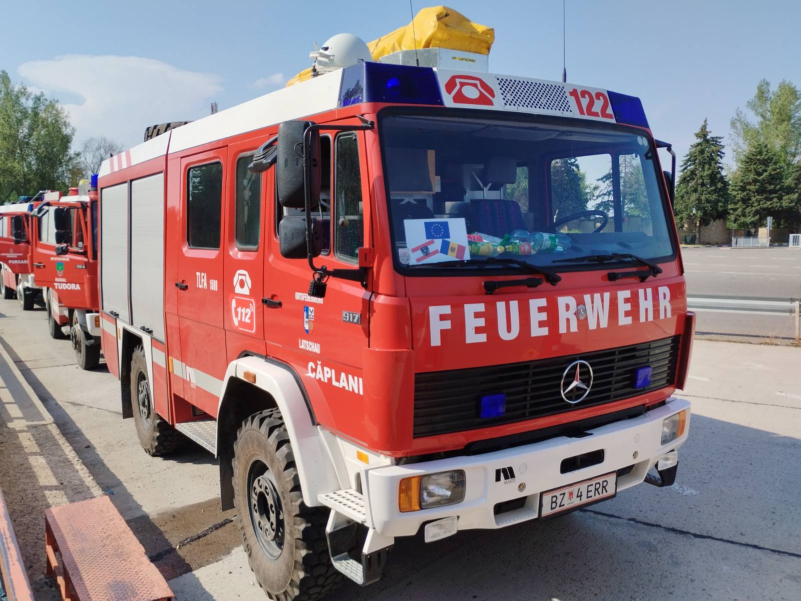 Einige Feuerwehr-Autos sind wieder nach Moldawien unterwegs. DIETMAR MATHIS