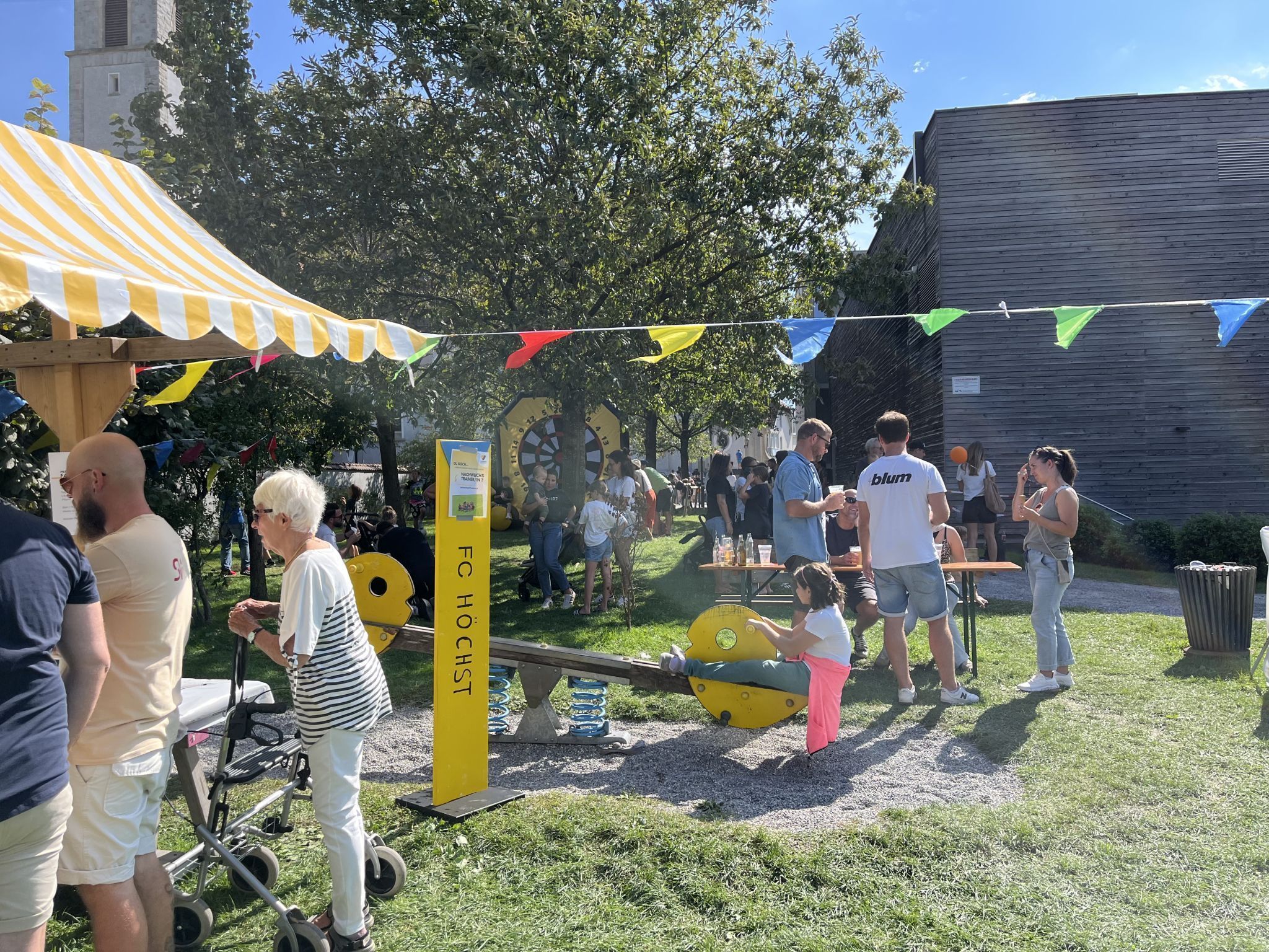Perfektes Wetter beim zweiten Höchster Familienfest.