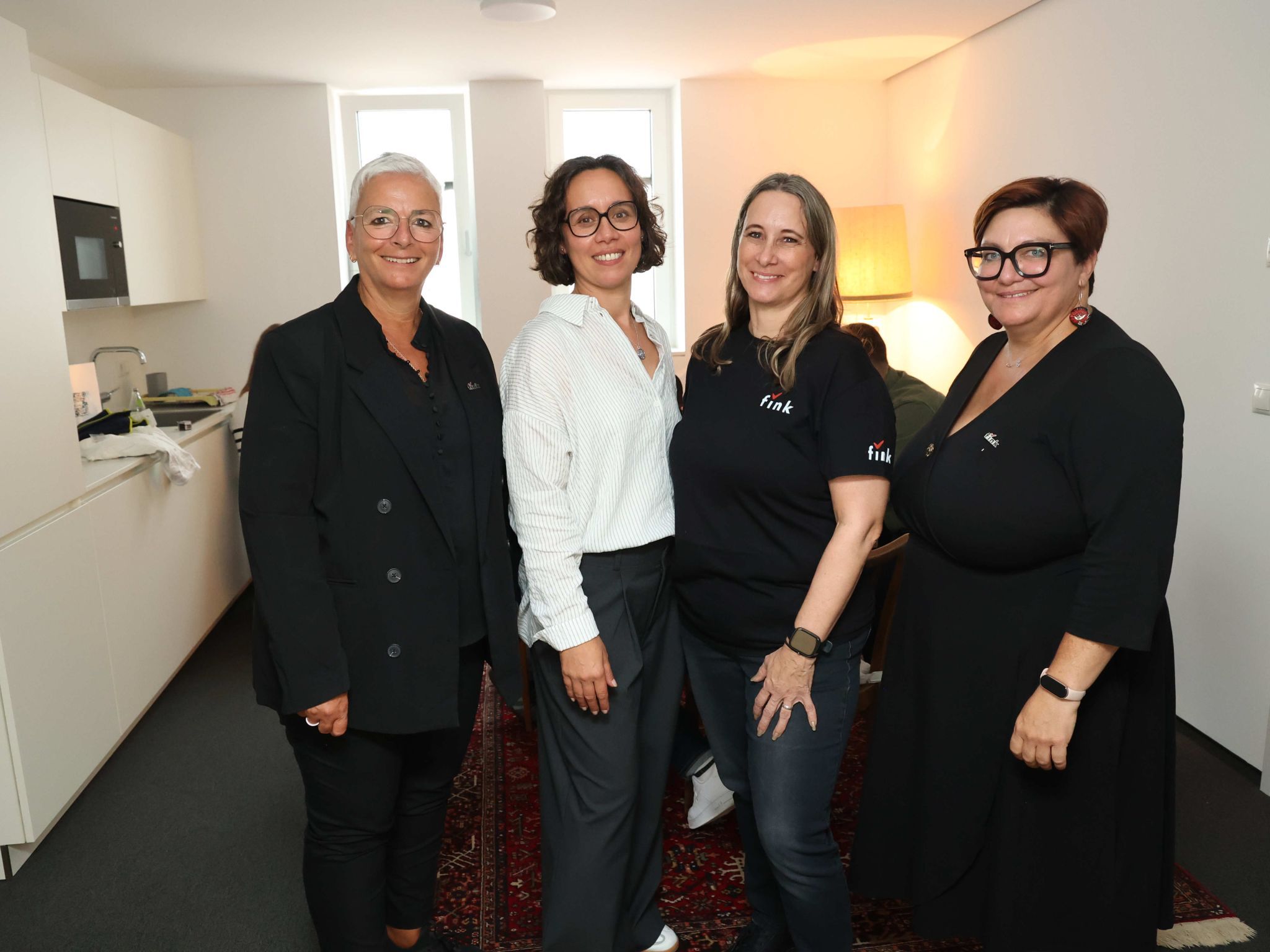 Adnrea Mittelberger, Monika Hermann, Renate Widerin und Frederike Rüdisser.