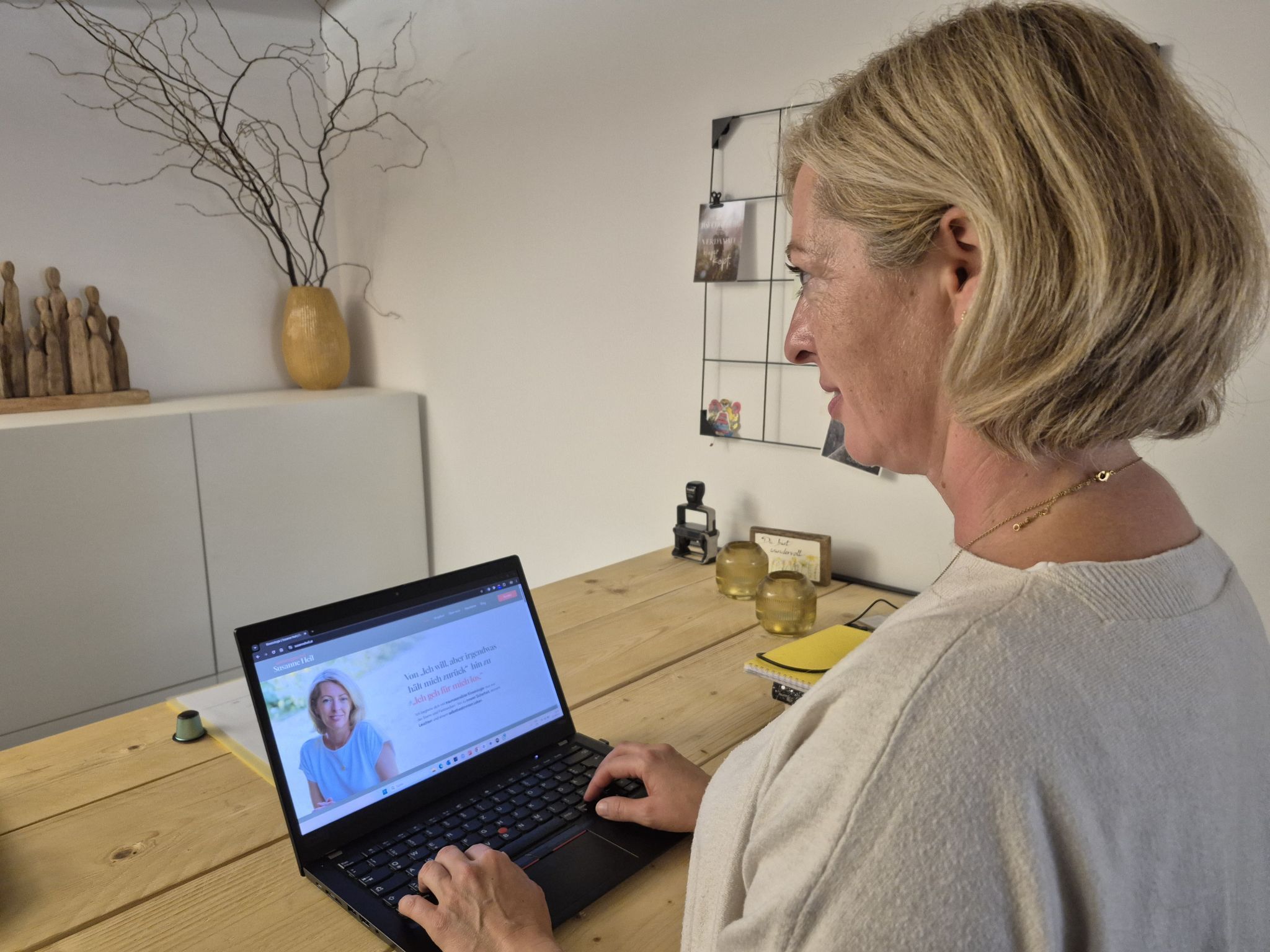Intensiv hat sich Susanne mit dem Zusammenwirken von Nervensystem und Körper befasst.