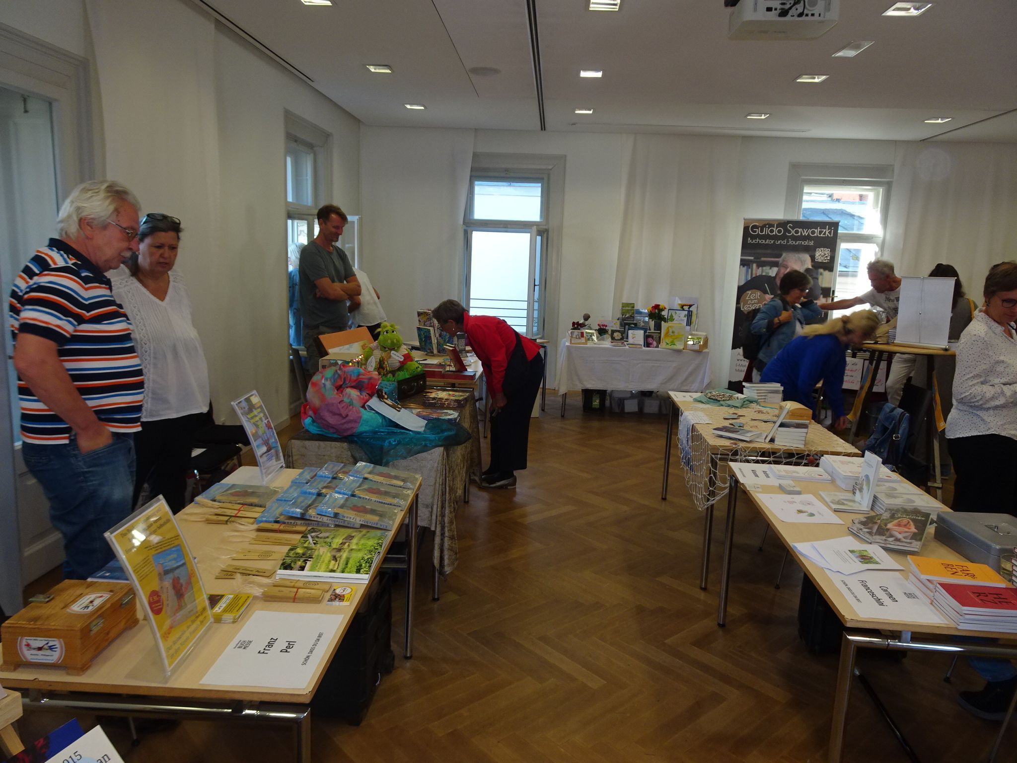 In den Räumlichkeiten der Pfarre St. Martin fand die erste Vorarlberger Buchmesse statt.