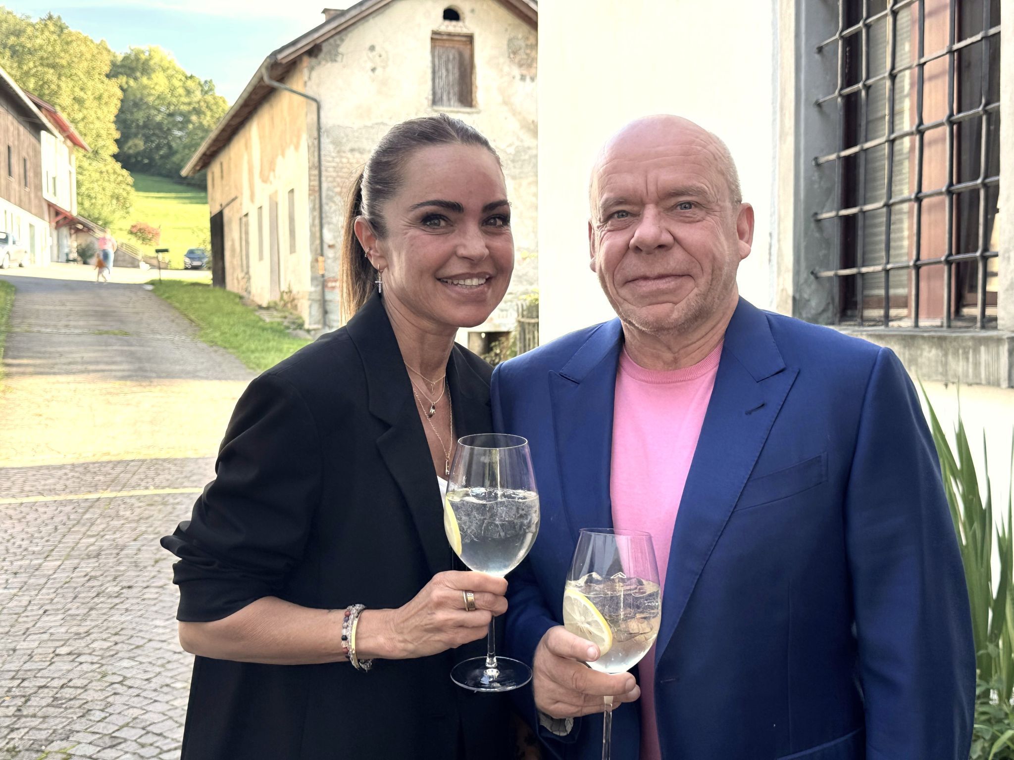 Claudia Purin und Architekt Thomas Link.