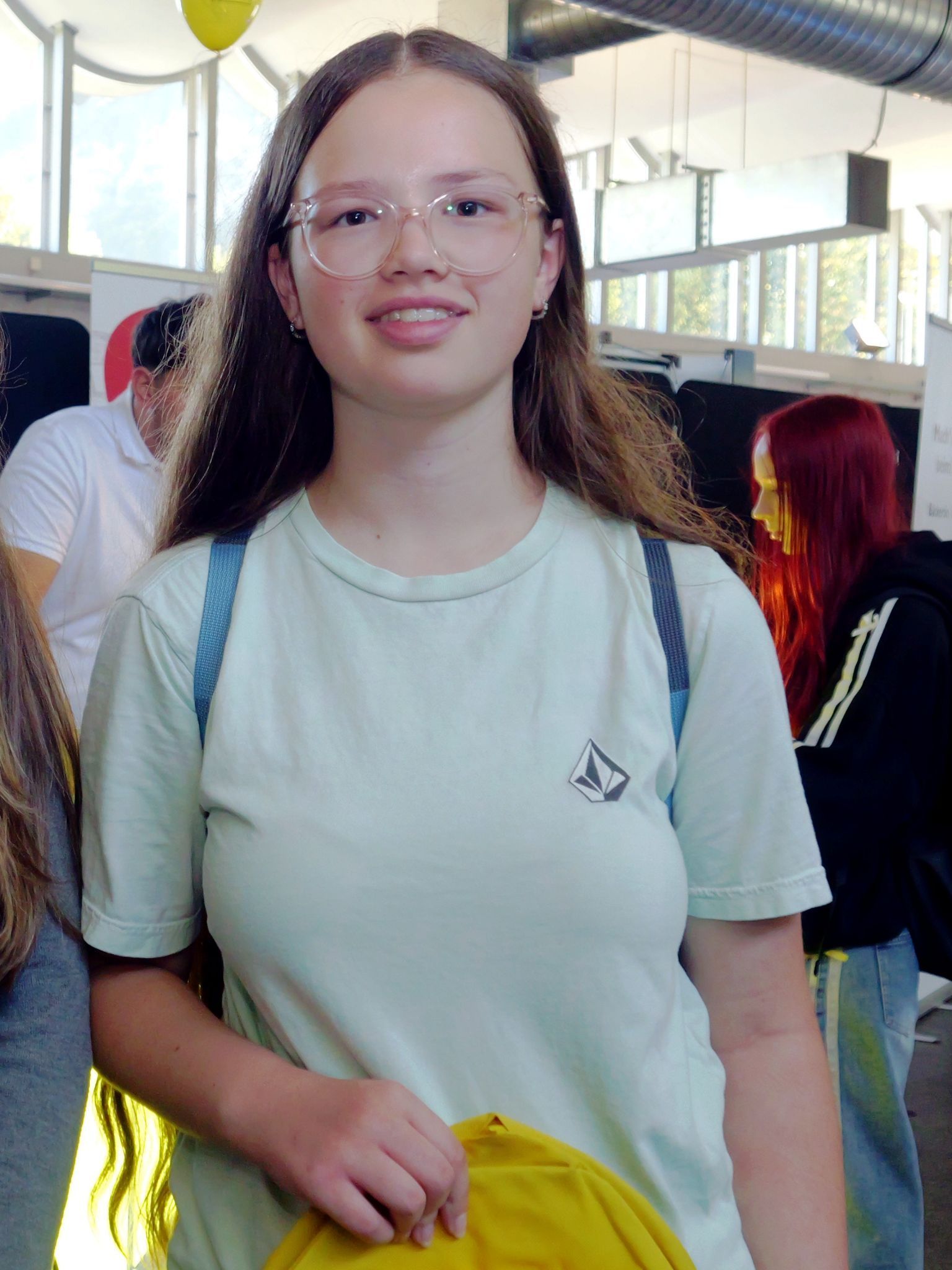 Helen aus Sulz (13) informierte sich über ihre persönliche Berufsperspektive.